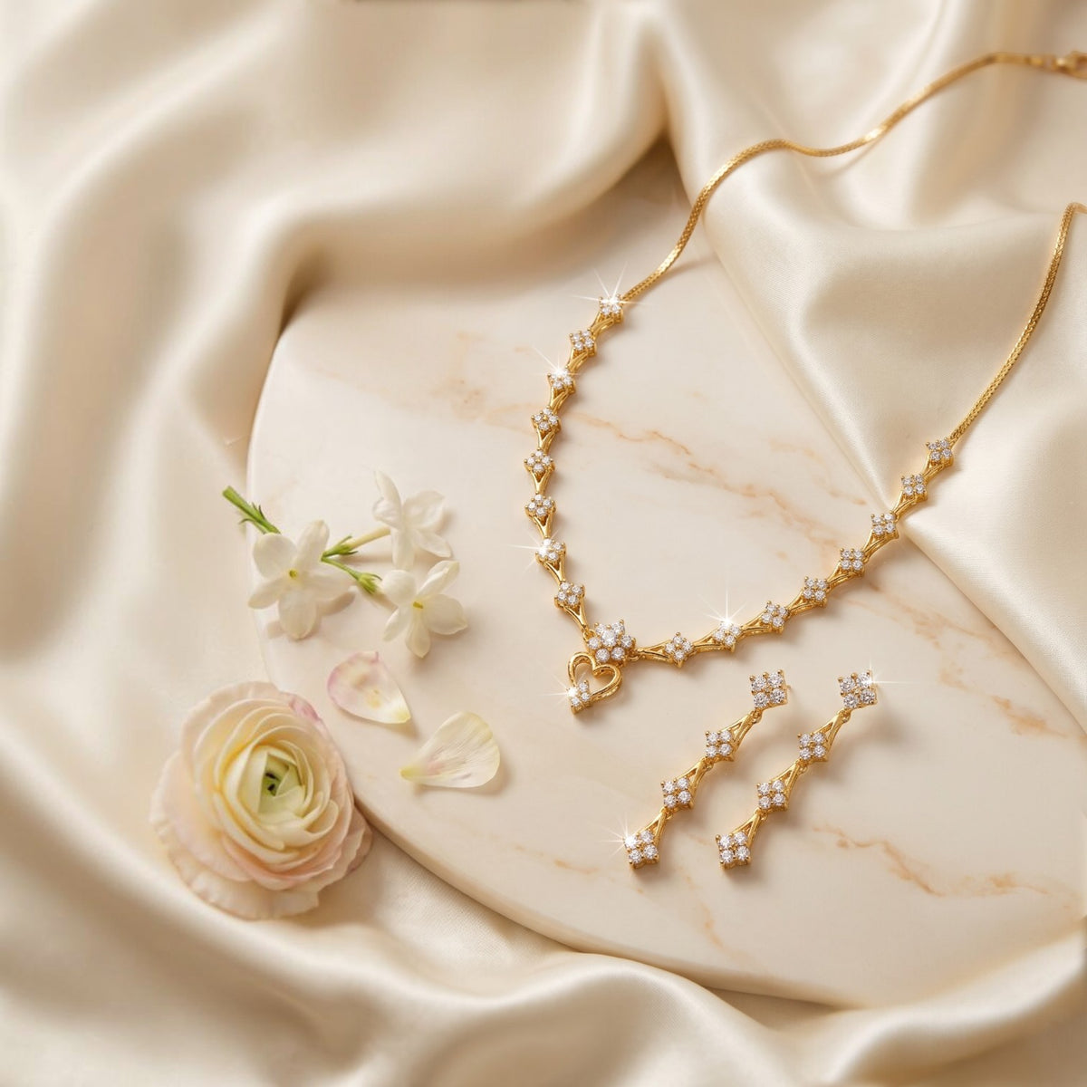 Tanishka Zircon Set