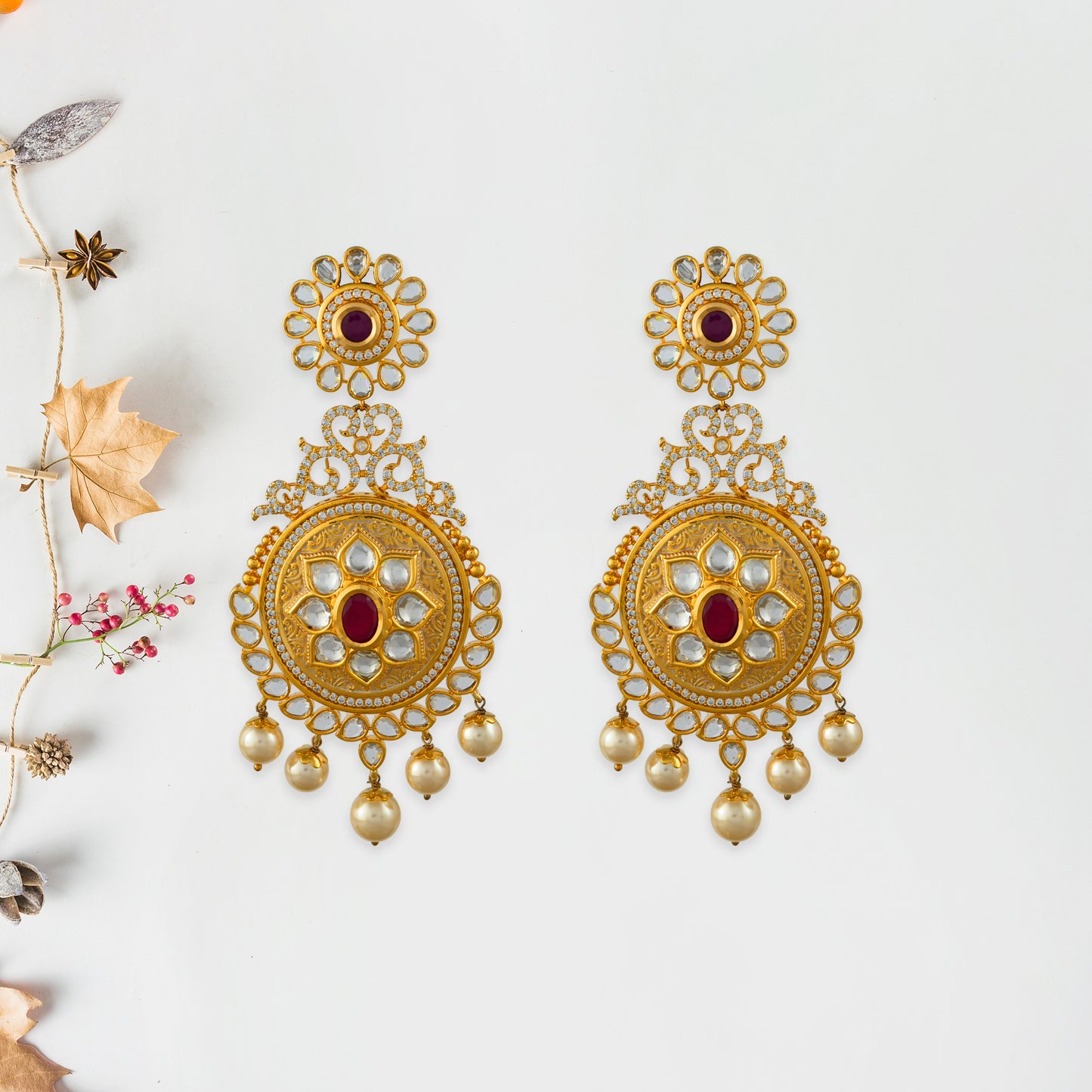 Poonam Kundan Earrings