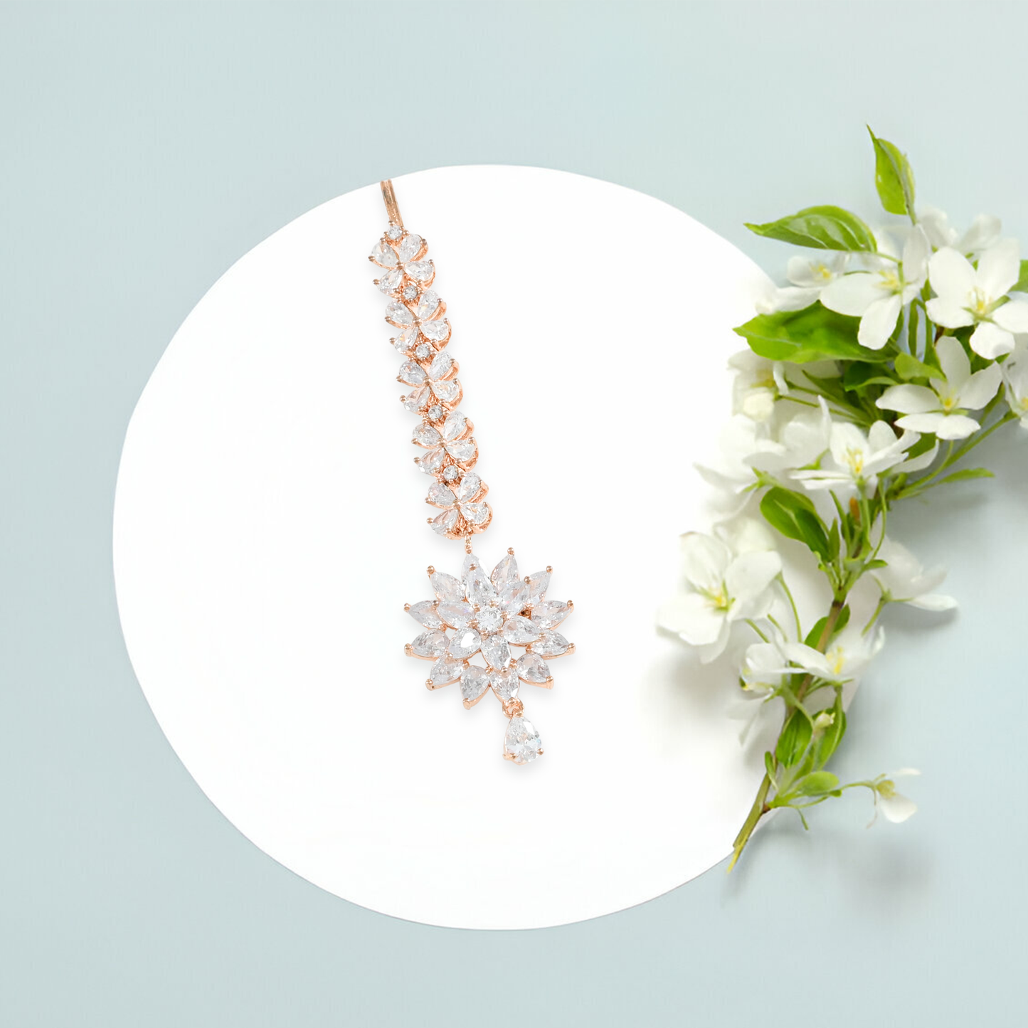 Bidisha Zircon Tikka