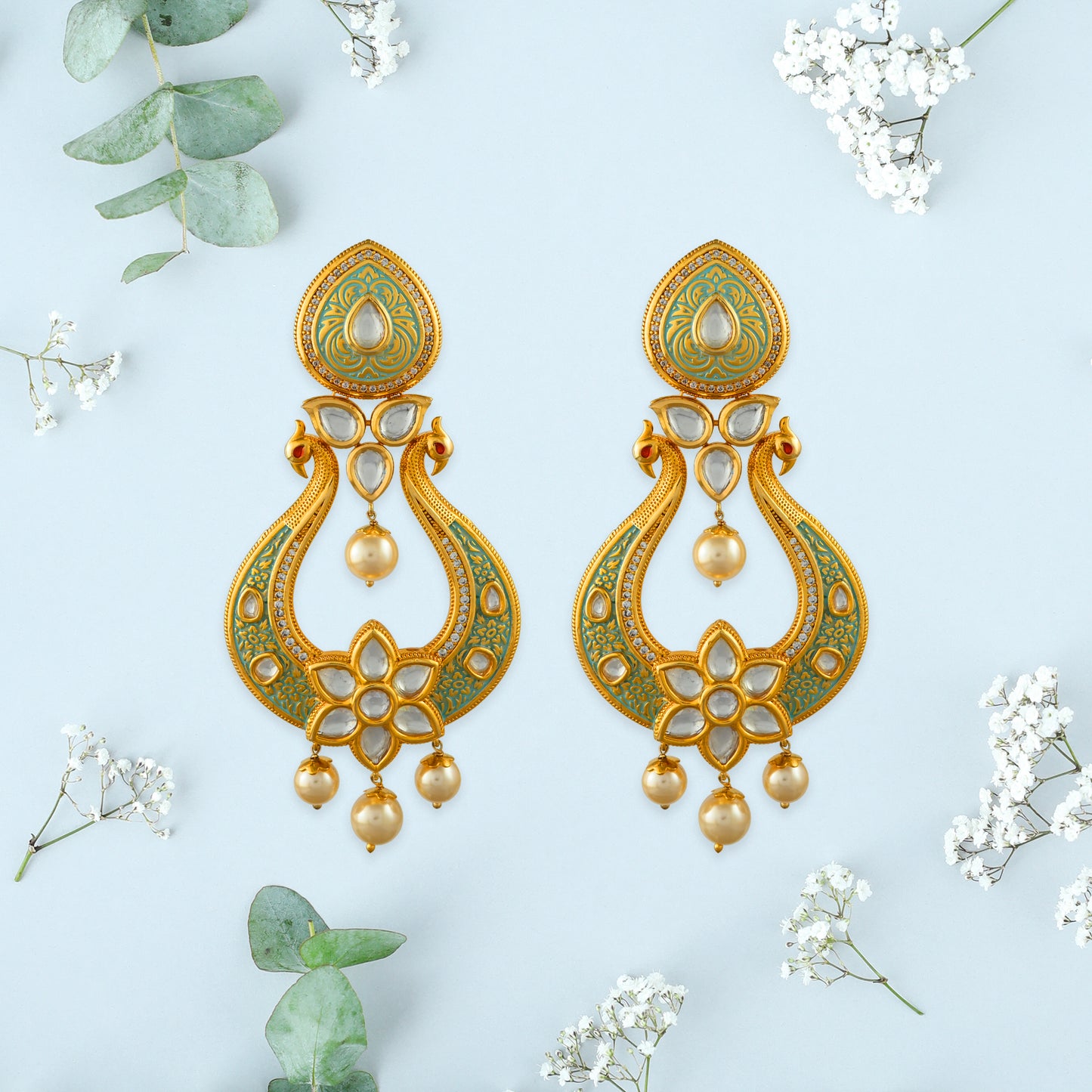 Nandini Kundan Earrings