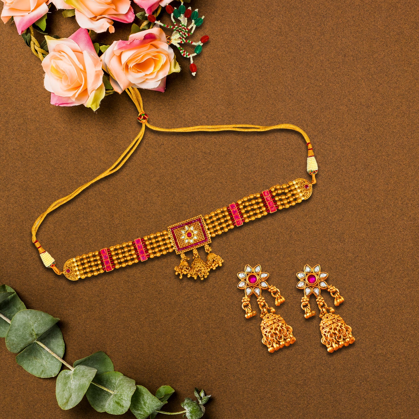 Trisha Temple Necklace