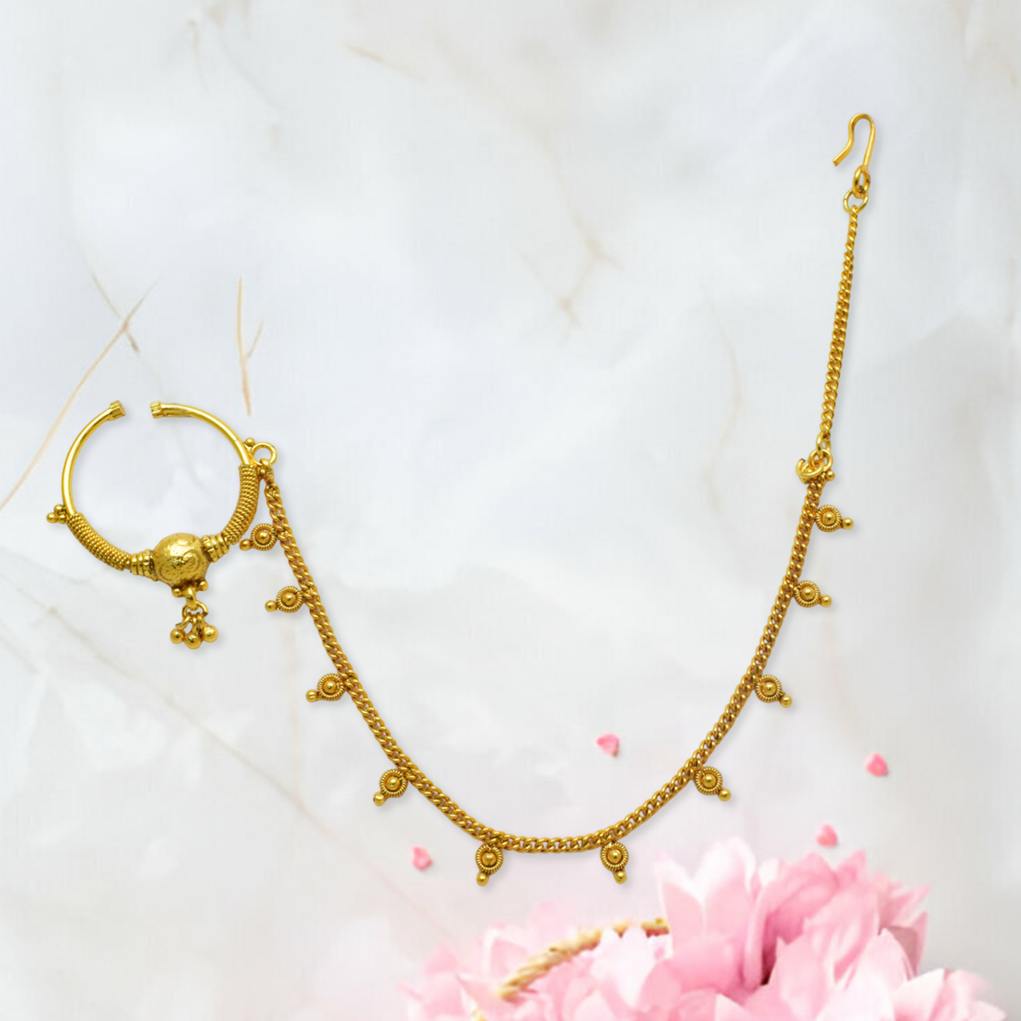 Kritika Gold Plated Nath