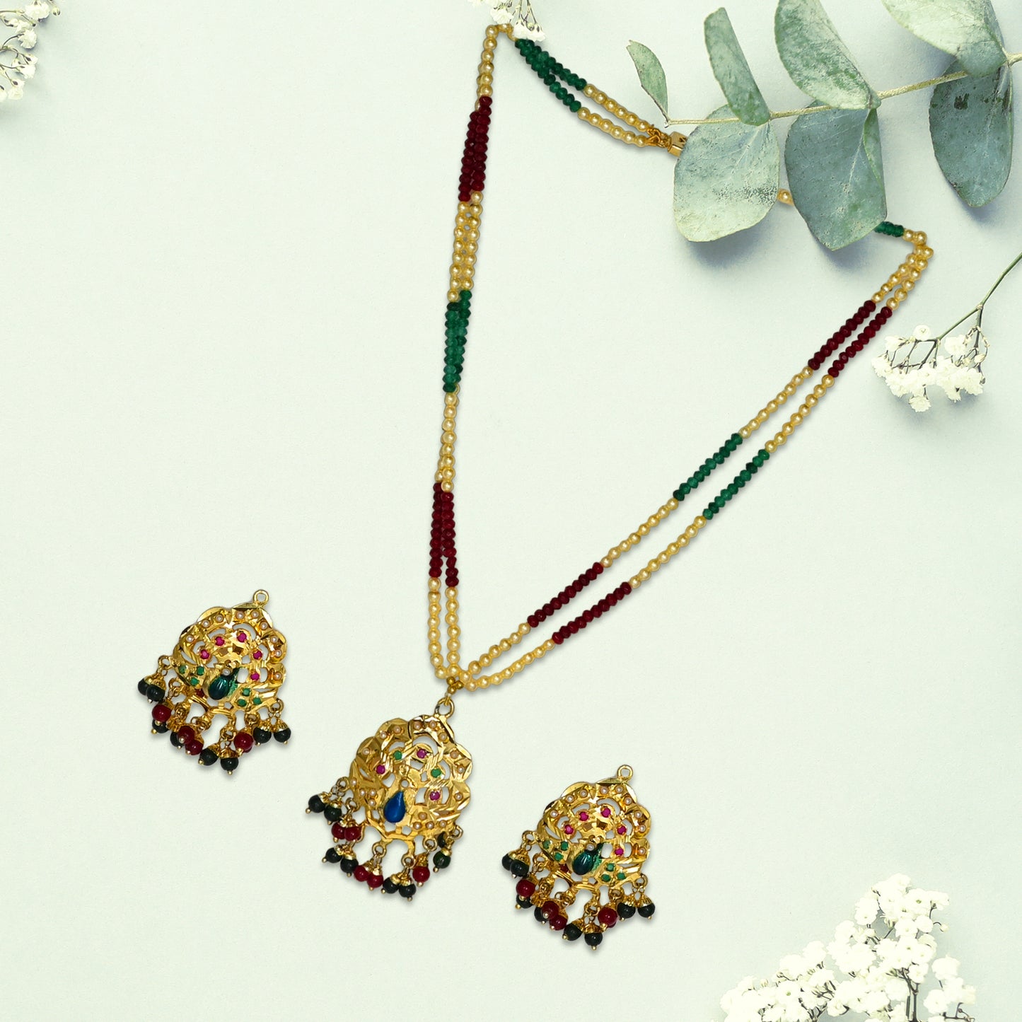 Isha Jadau Necklace Set