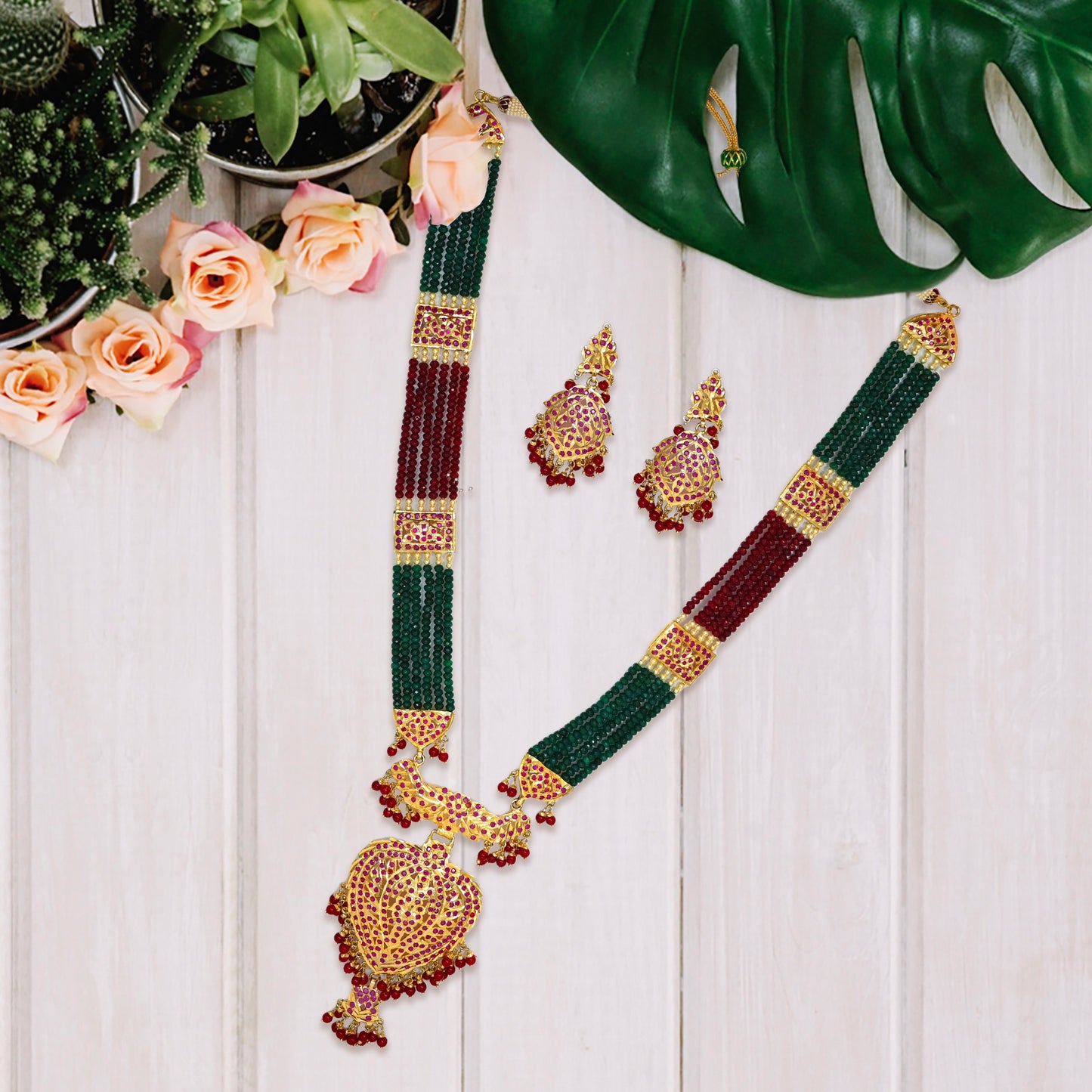 Tanvi Jadau Necklace Set