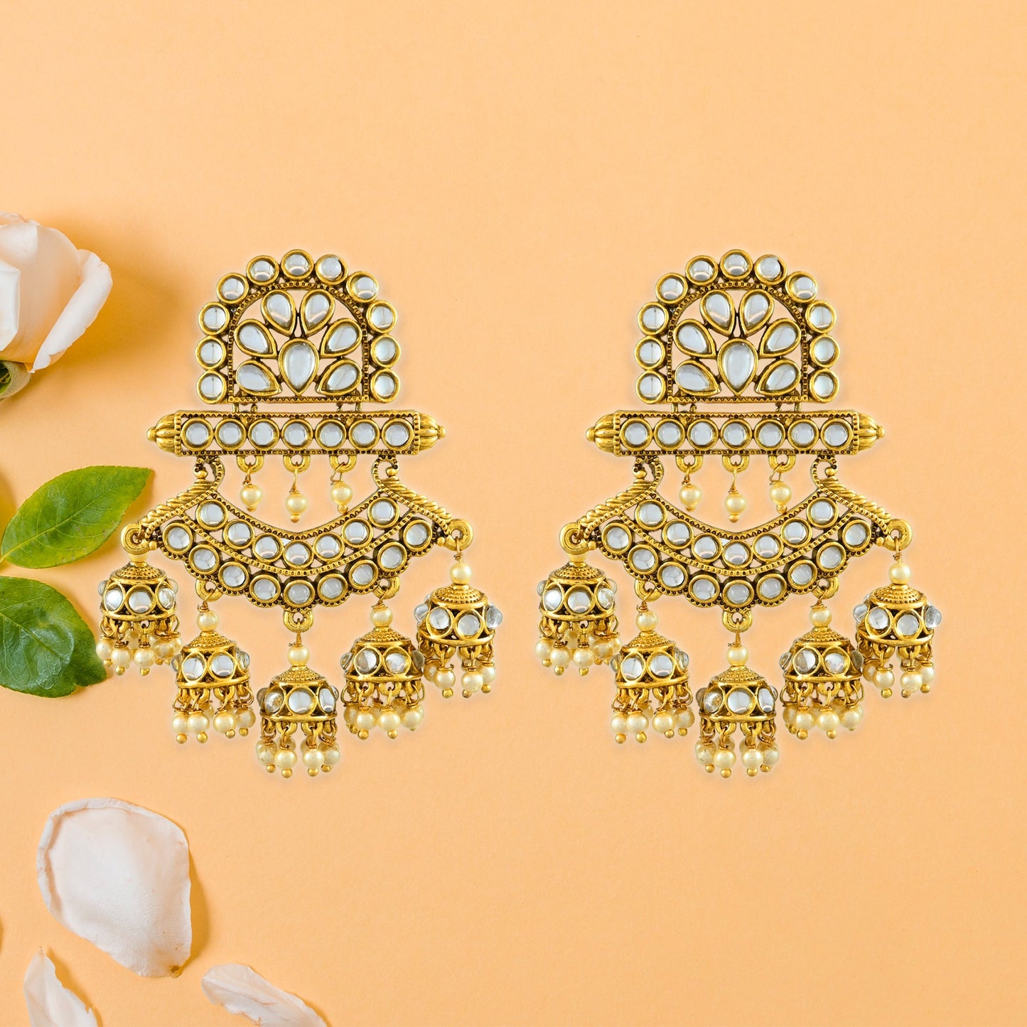 Diya Polki Earrings