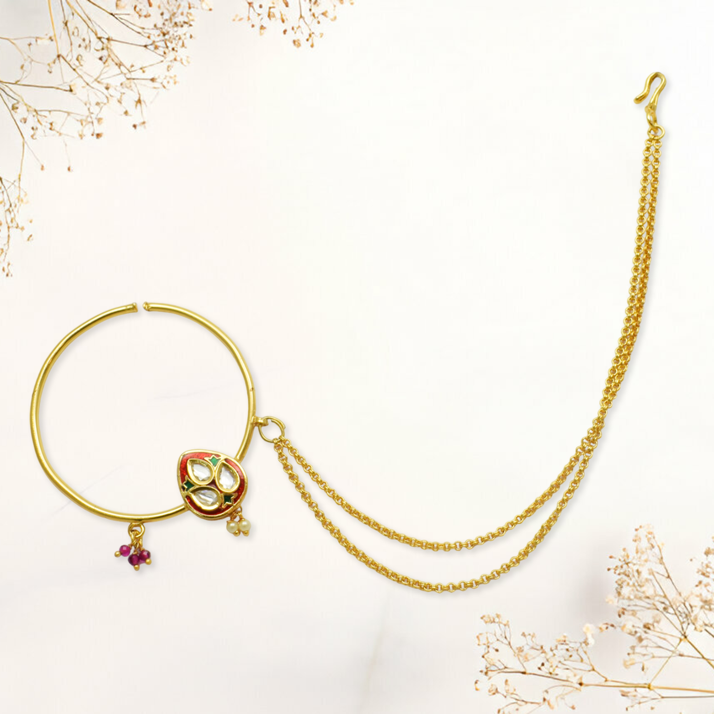 Nikita Gold Plated Nath