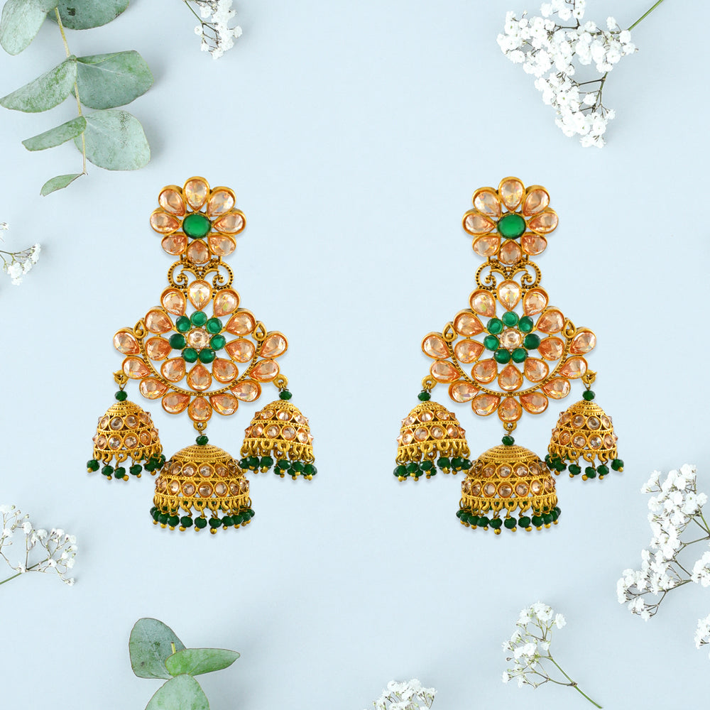 Indrani Polki Earrings