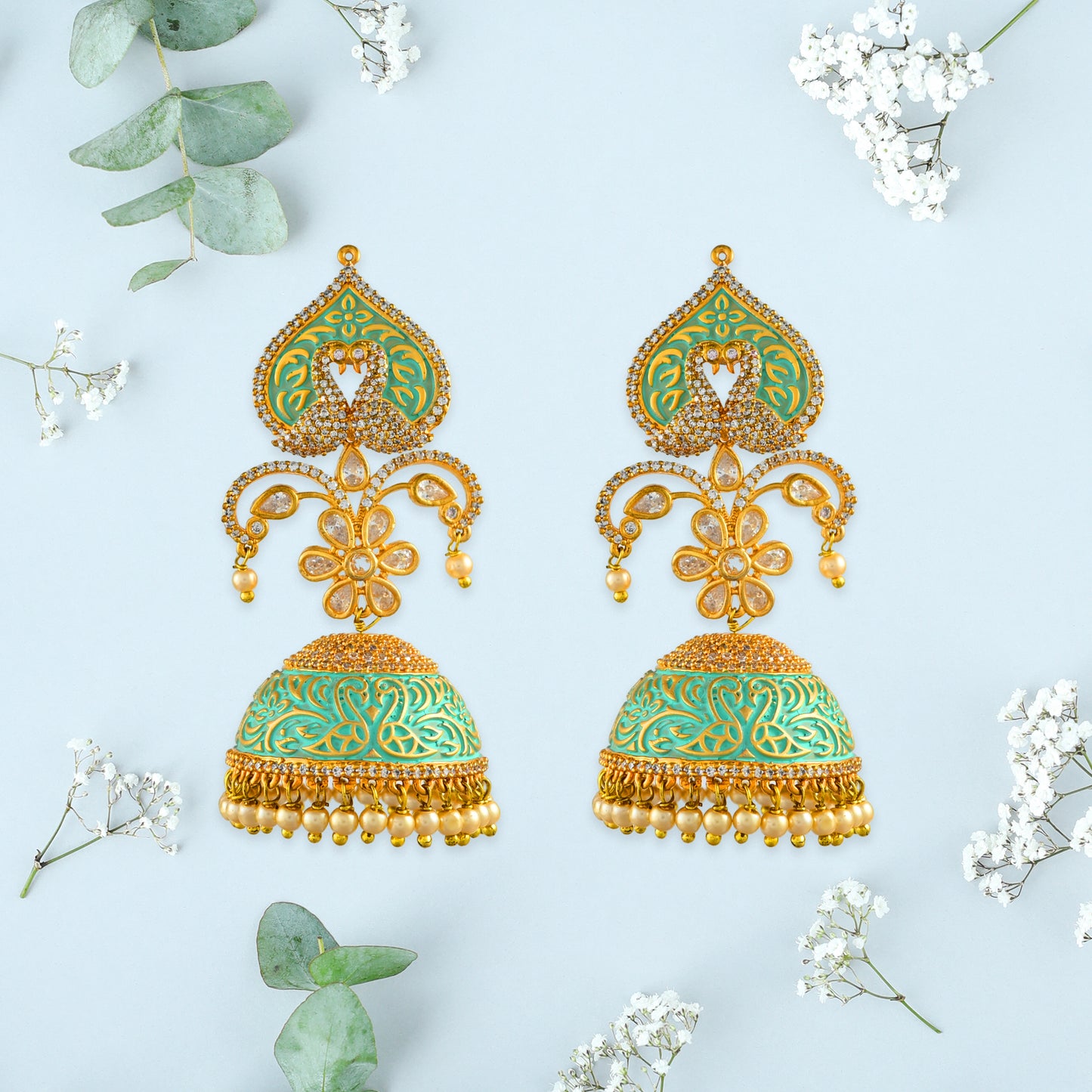 Aarushi Kundan Earrings