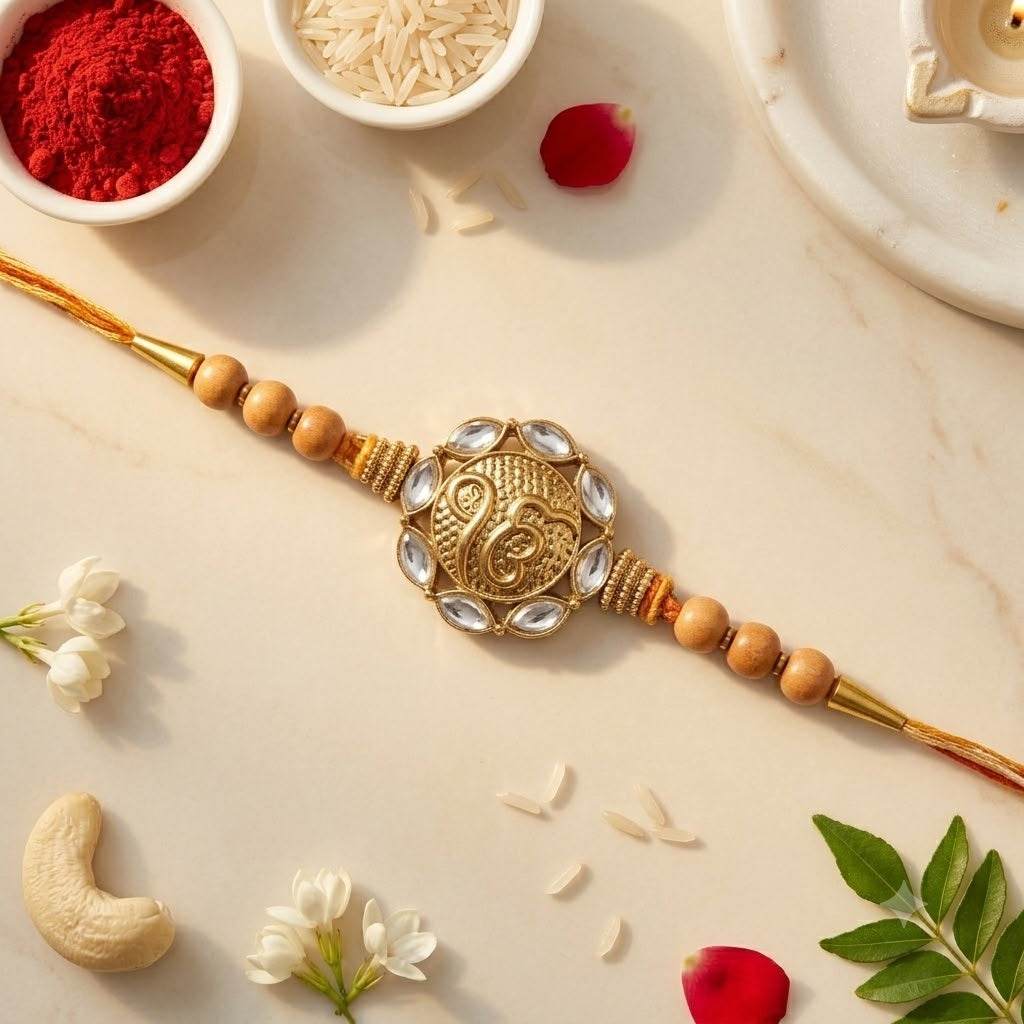 Designer Rakhi on the special day of Rakshabandan for your Brothers| Rakshabandhan special | Rakhi for Brother Art No. R-46