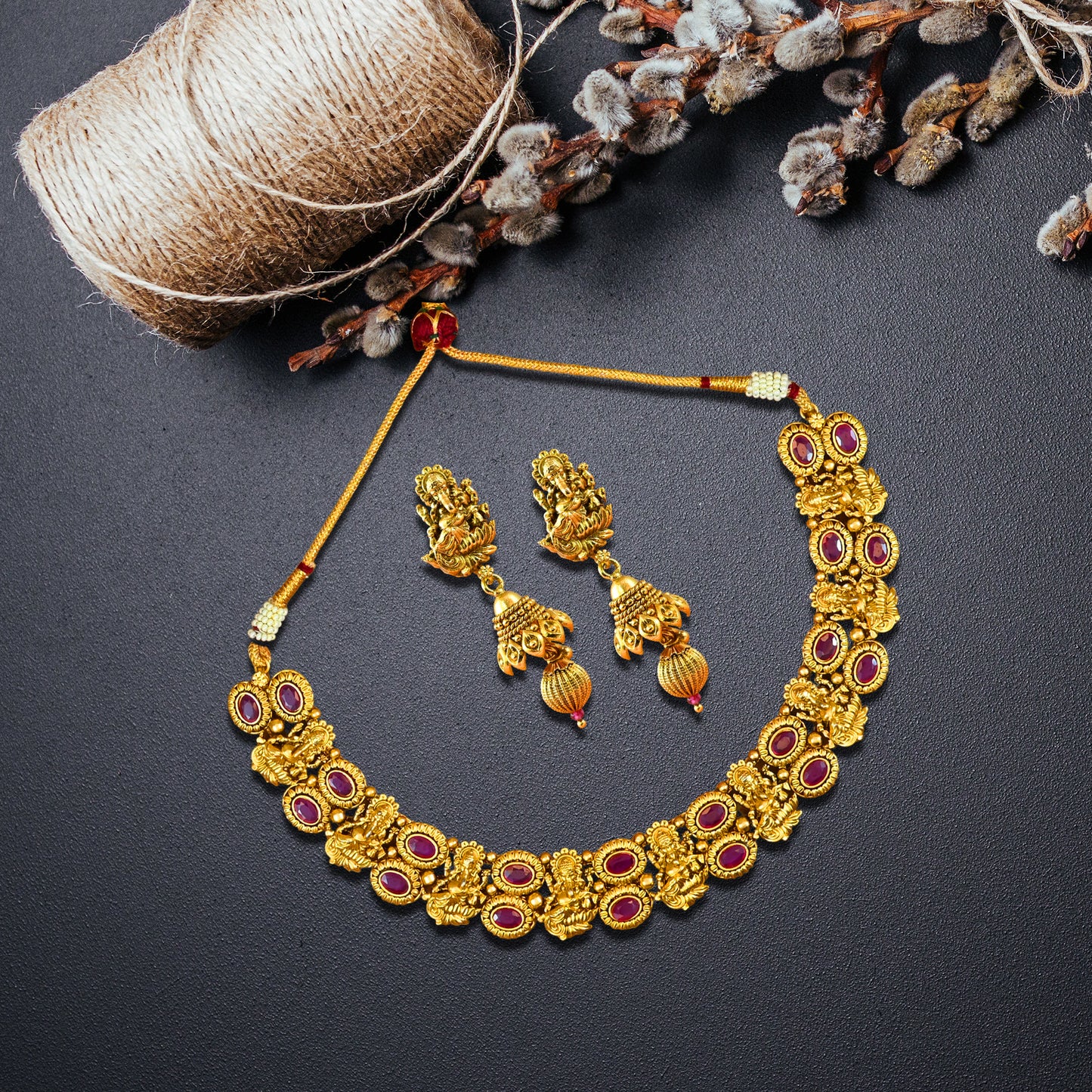 Nitya Temple Necklace