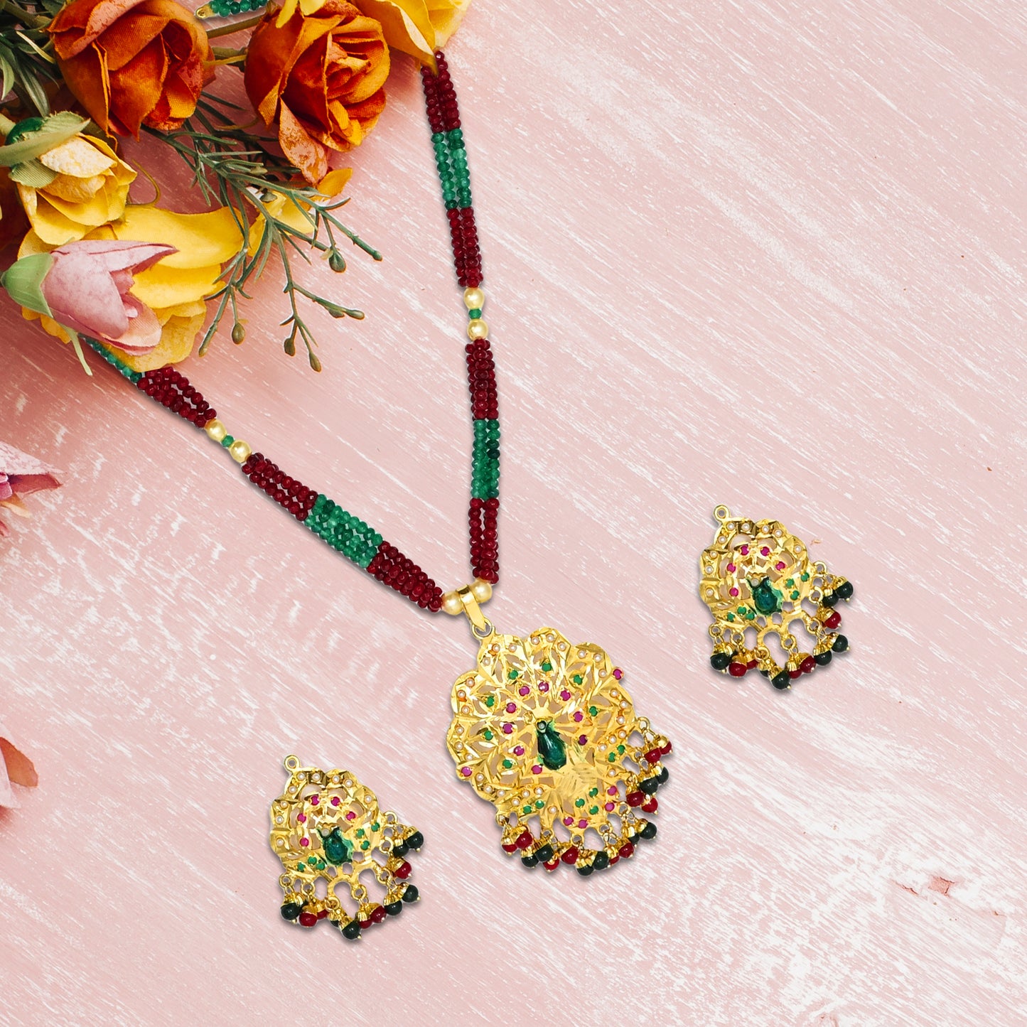 Meera Jadau Necklace Set