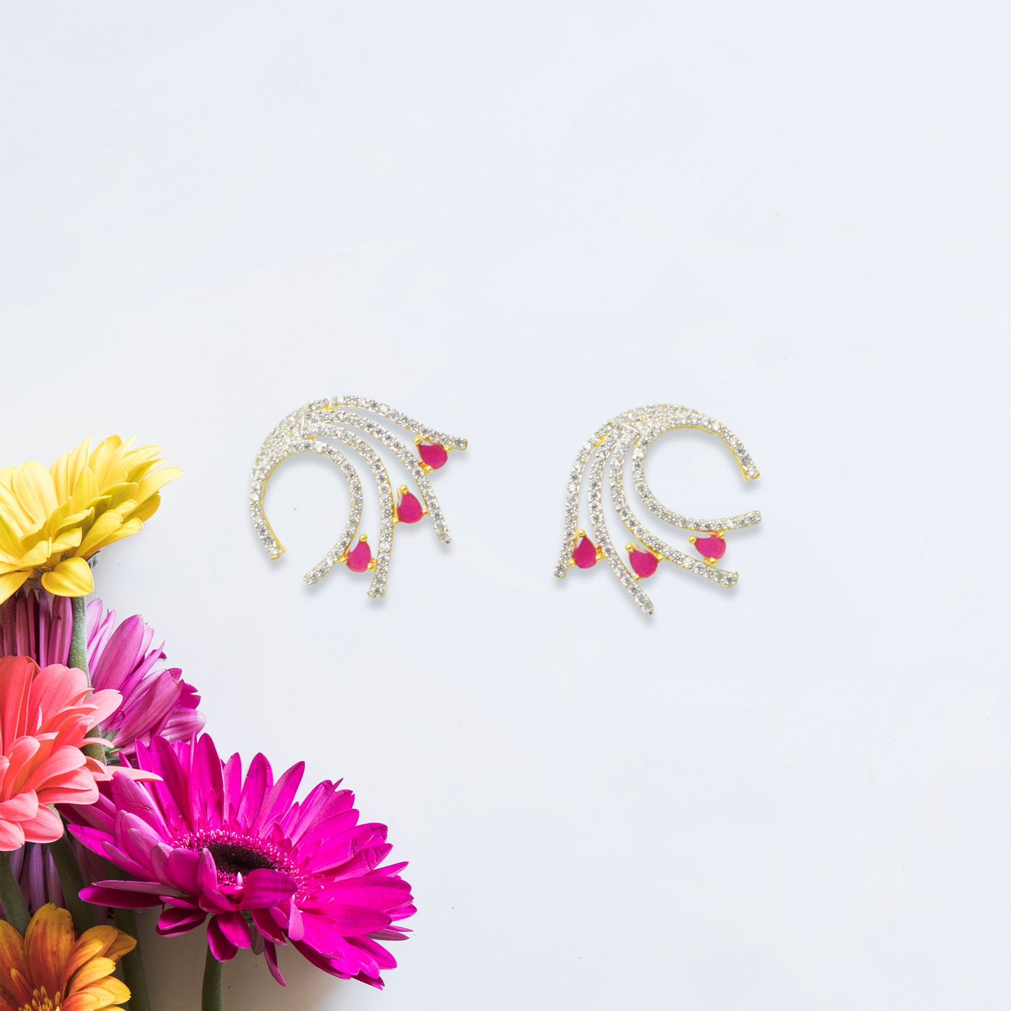 Mallika Zircon Earrings
