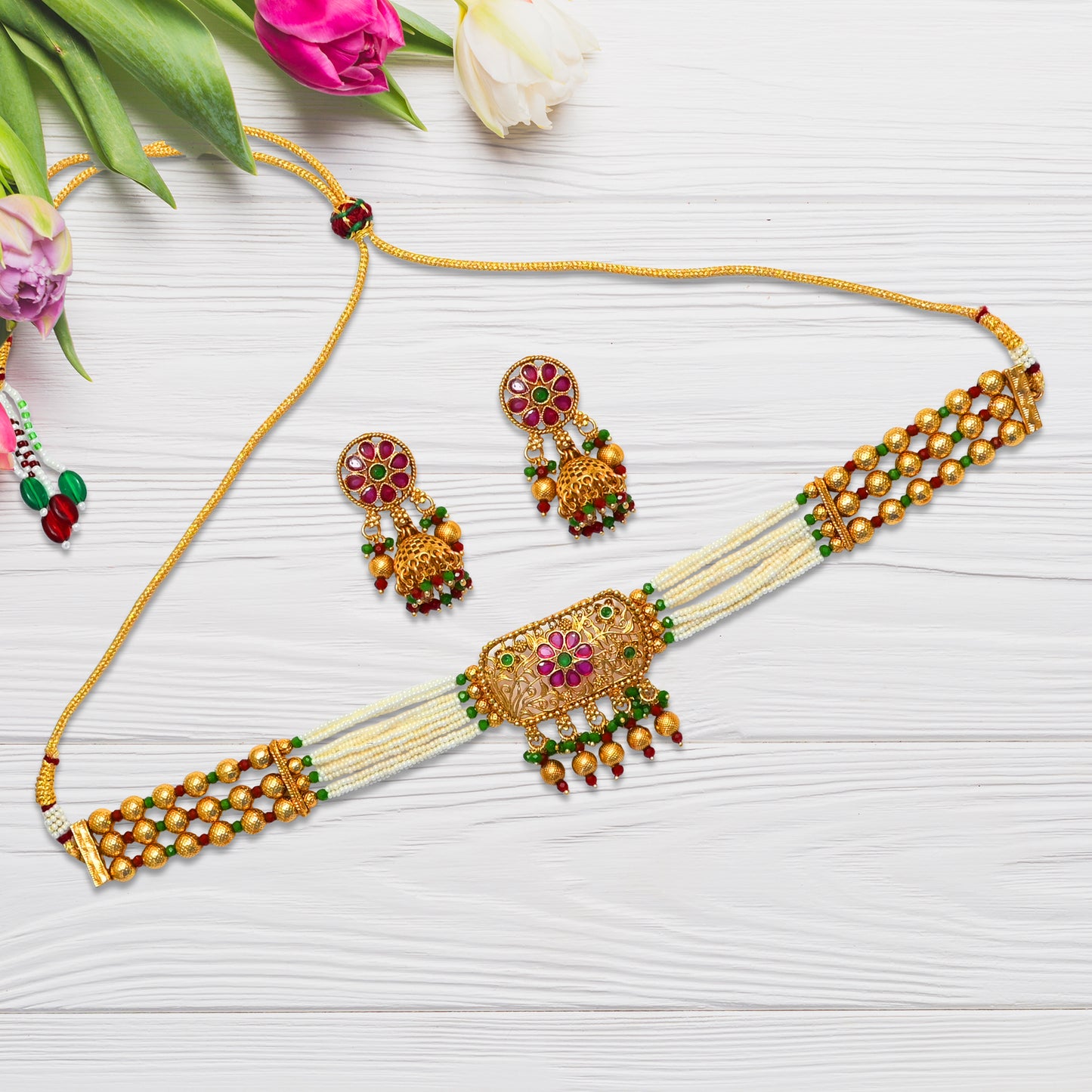 Vanya Temple Necklace