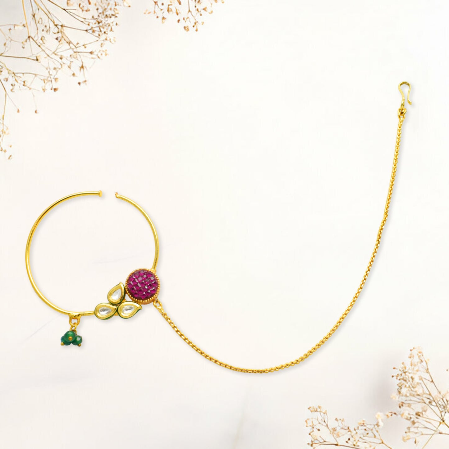 Nitya Gold Plated Nath