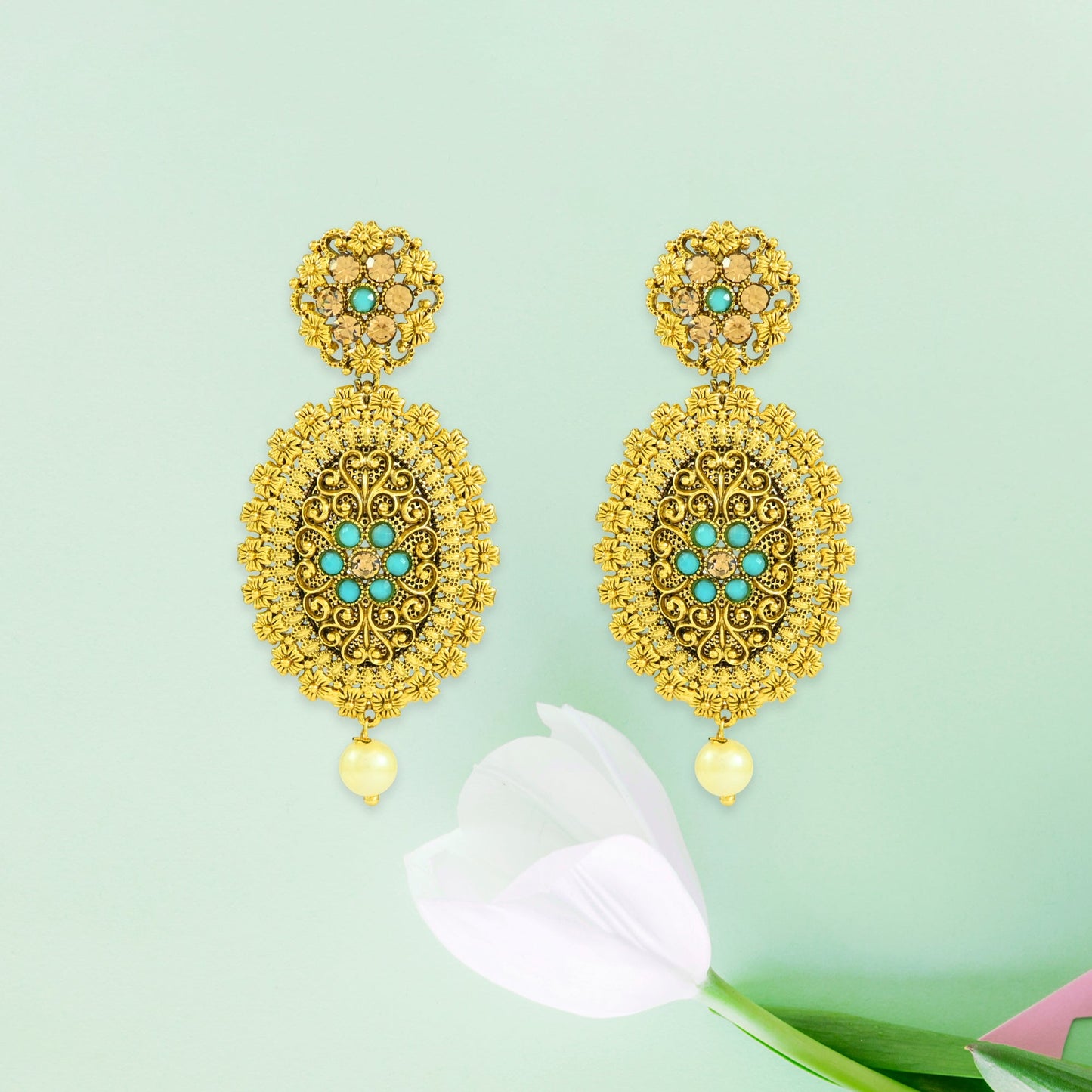 Sania Polki Earrings