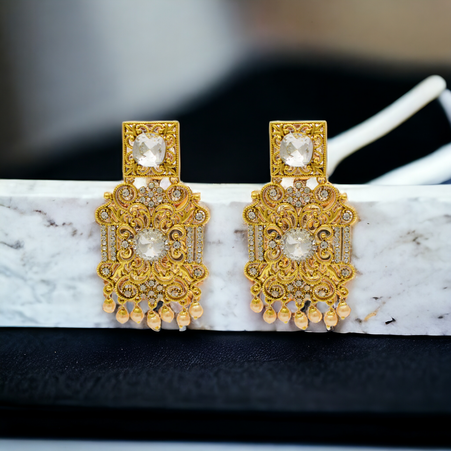 Diya Polki Earrings