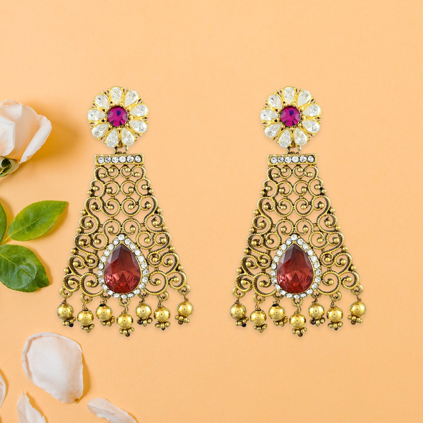 Tulsi Polki Earrings