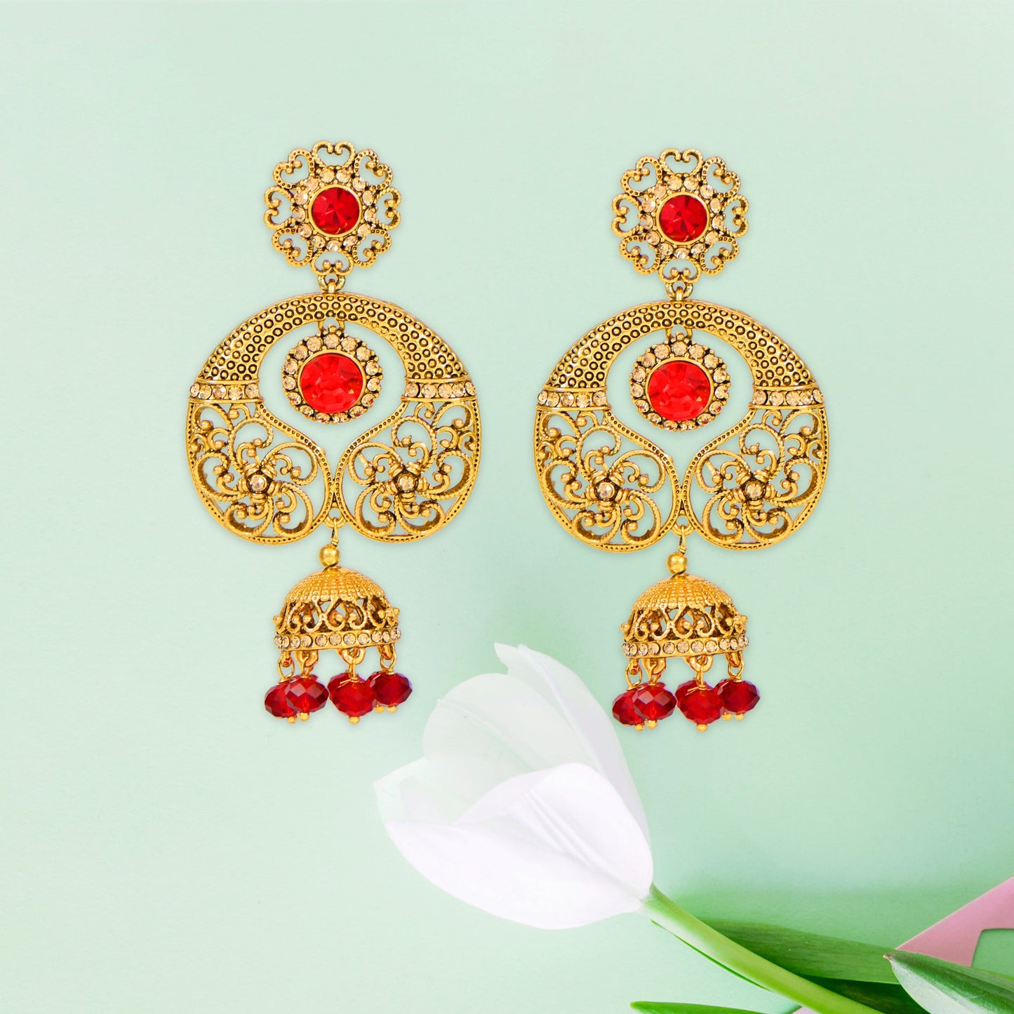 Pallavi Polki Earrings