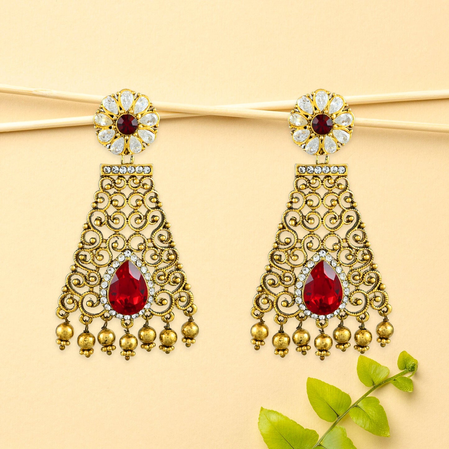 Tulsi Polki Earrings