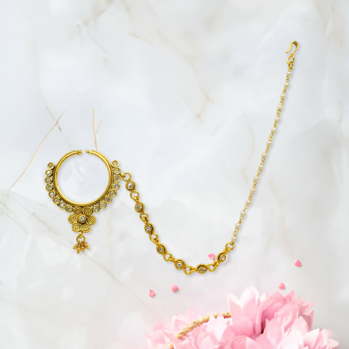 Madhuri Gold Plated Nath