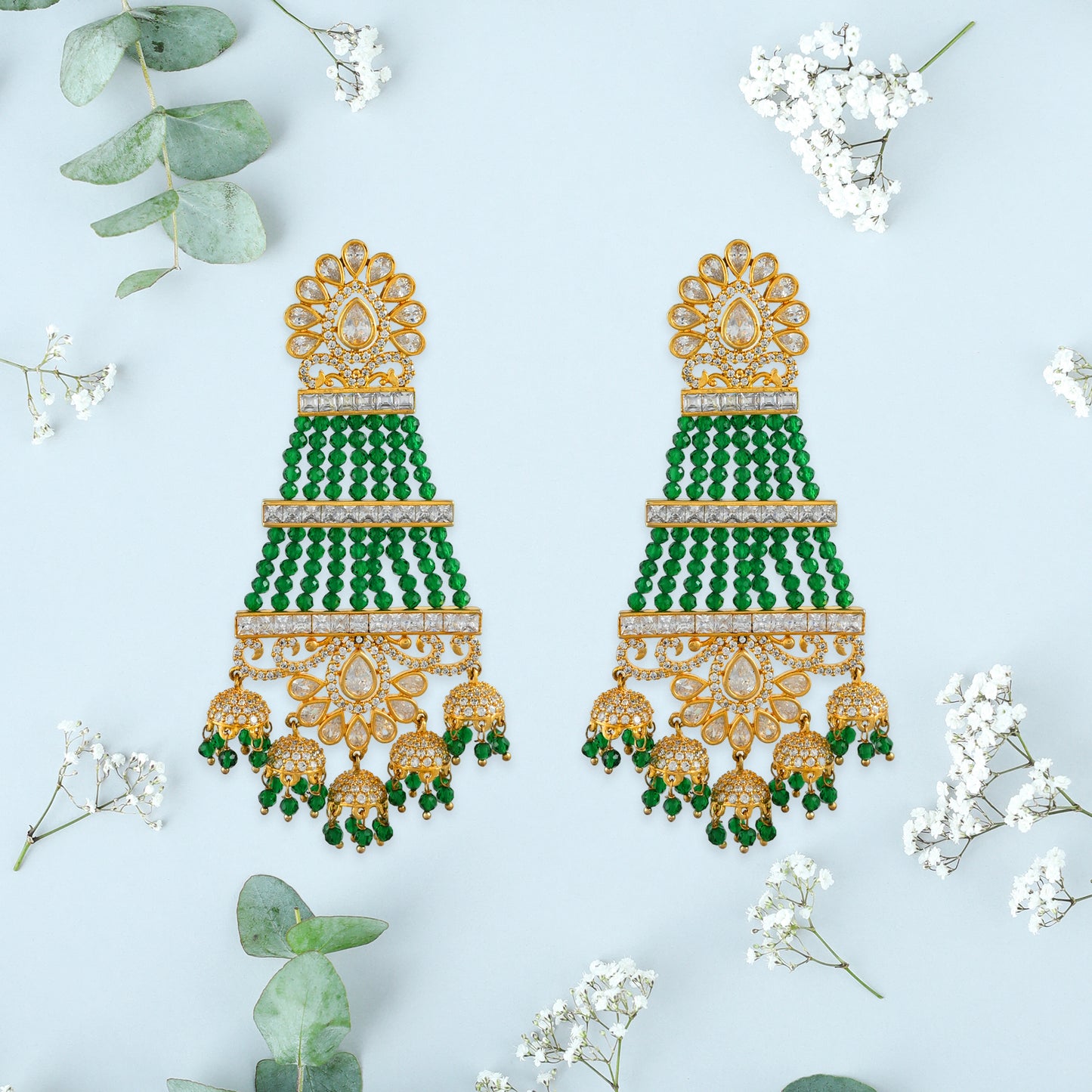 Bhanwari Kundan Earrings