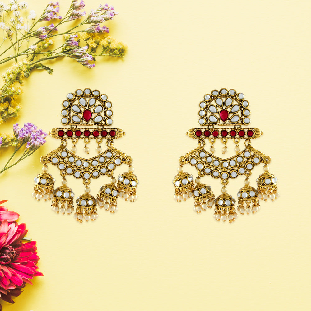 Diya Polki Earrings