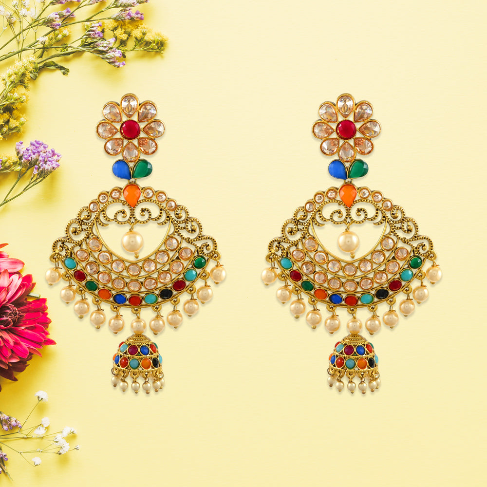 Anuradha Polki Earrings