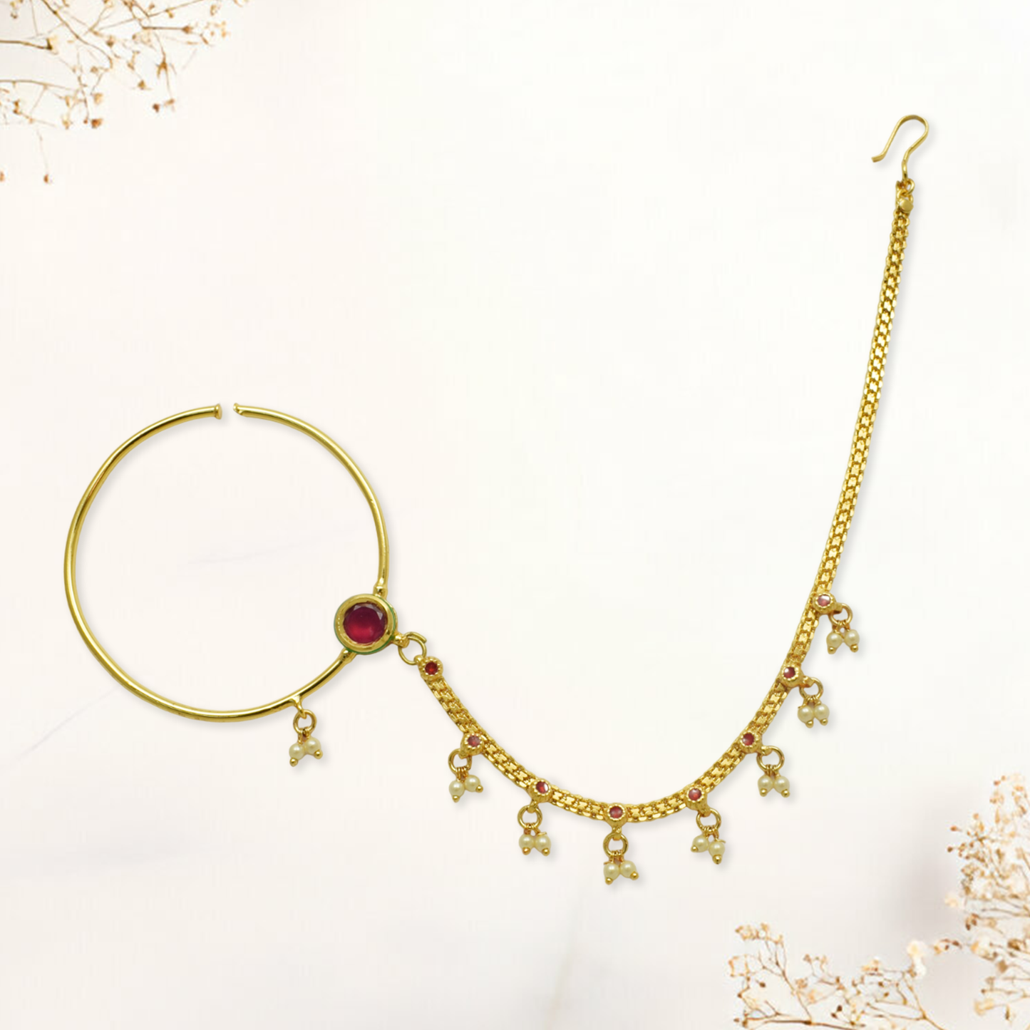 Mallika Gold Plated Nath