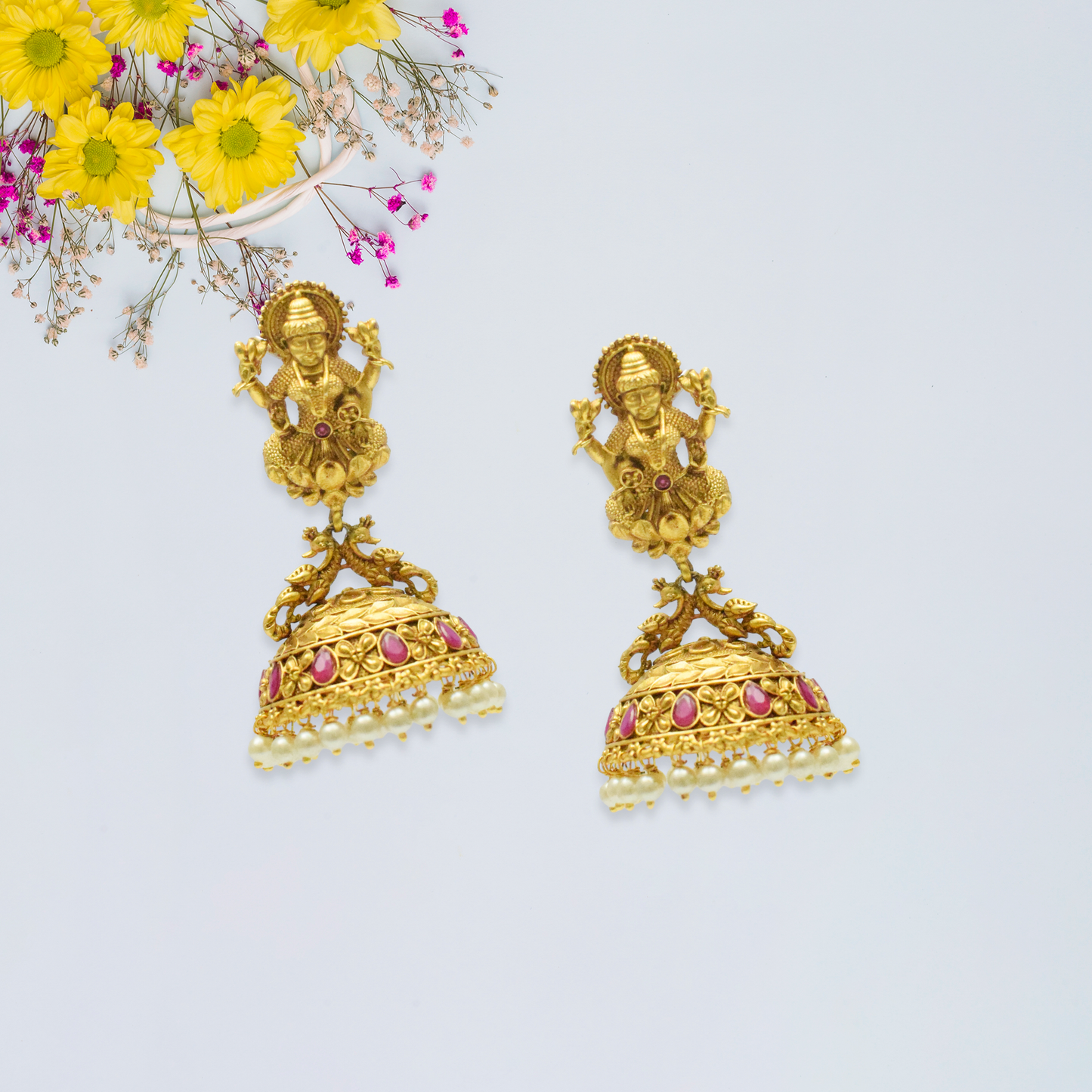 Jhanvi Temple Earring