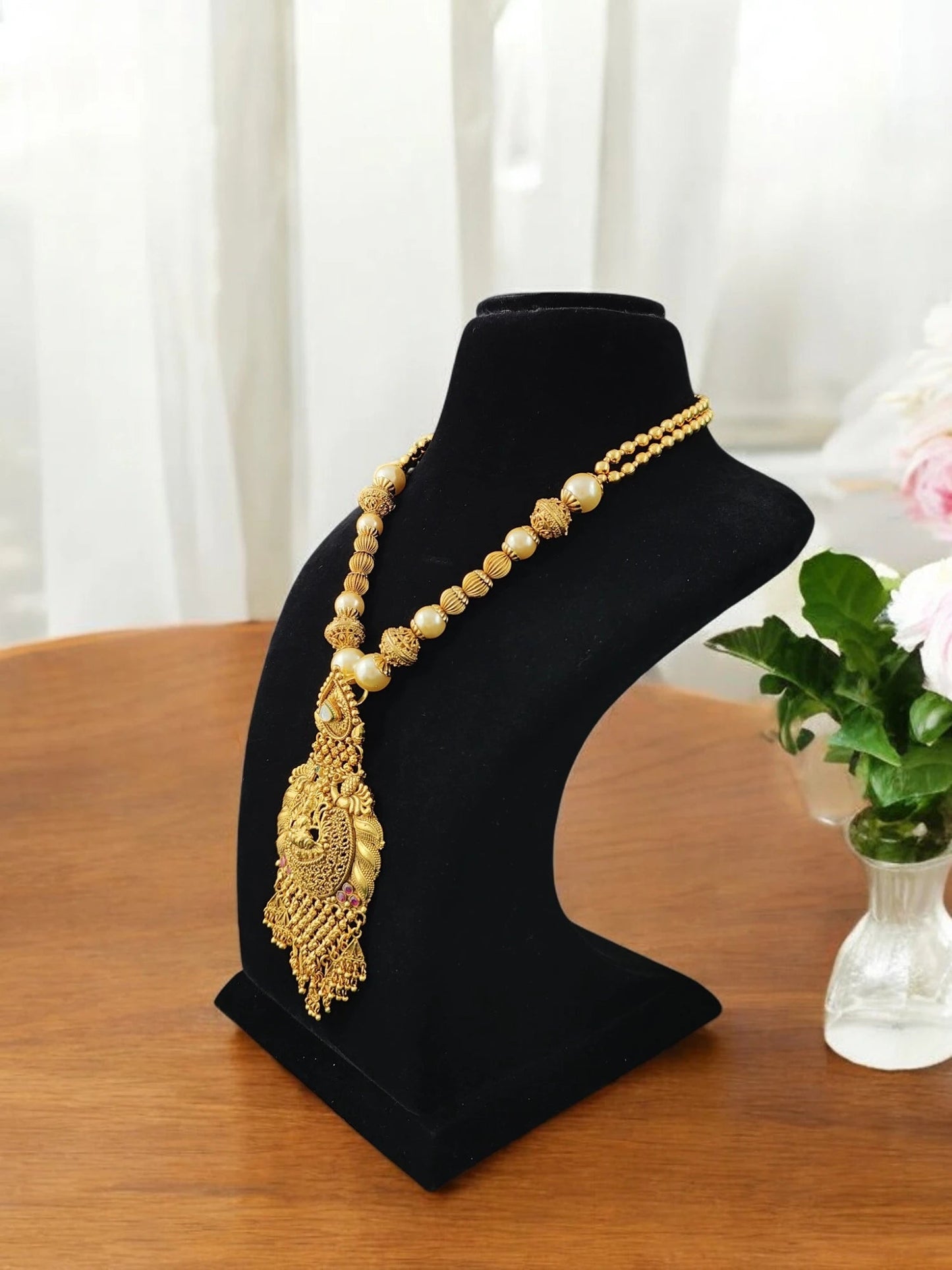 Ridhima Temple Pendent Set