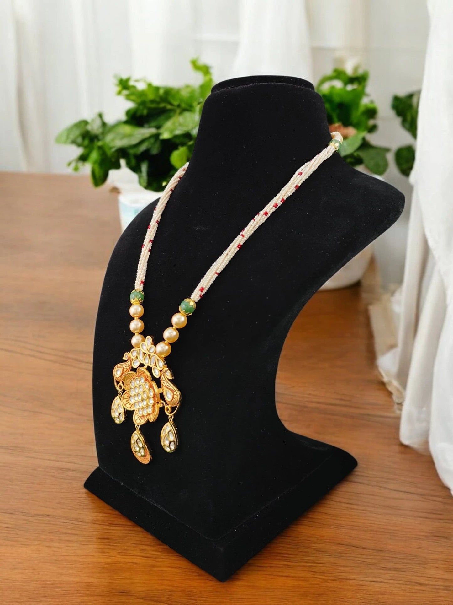 Kamini Kundan Pendent Set