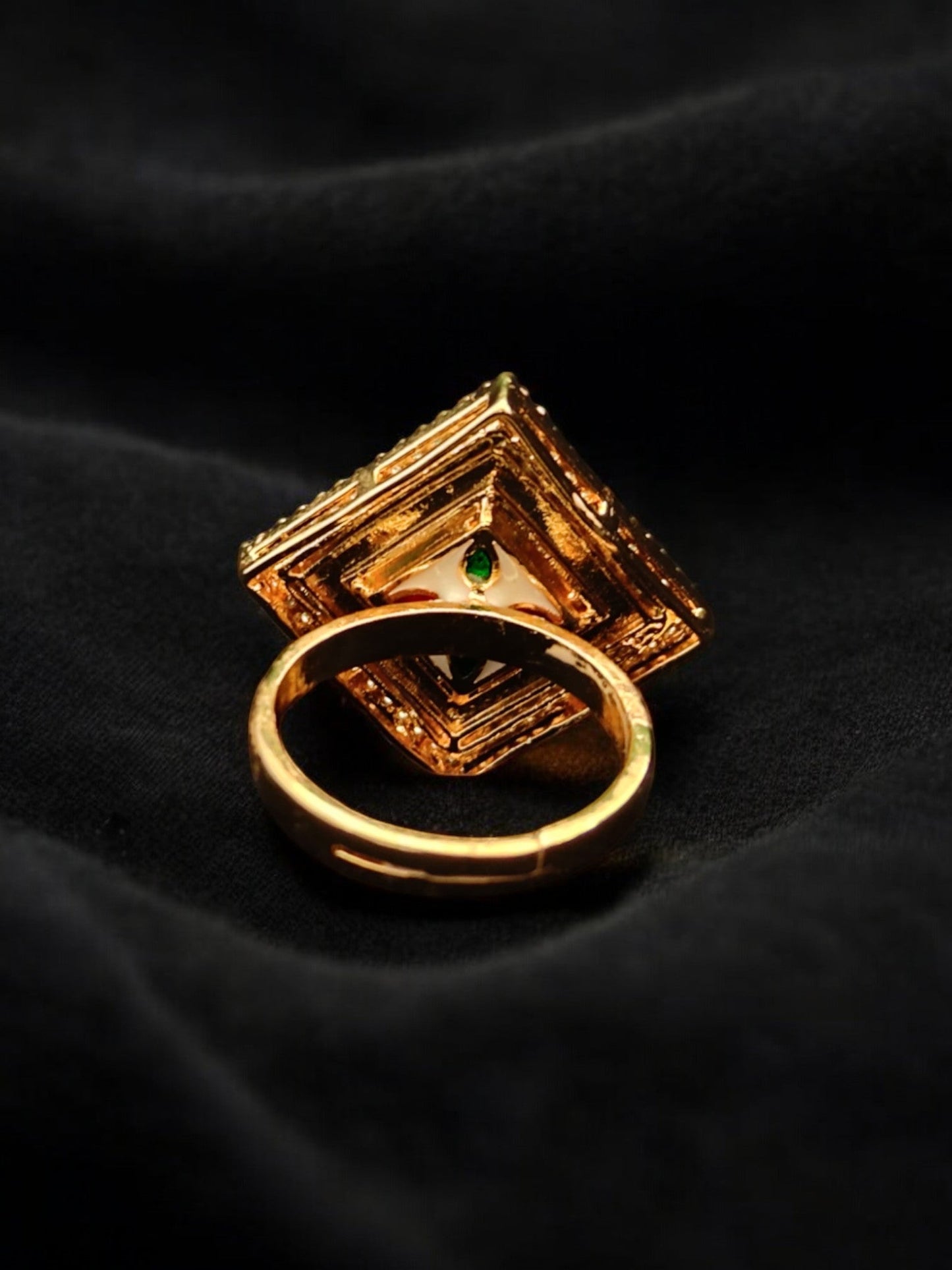 Radhika Kundan Cocktail Ring