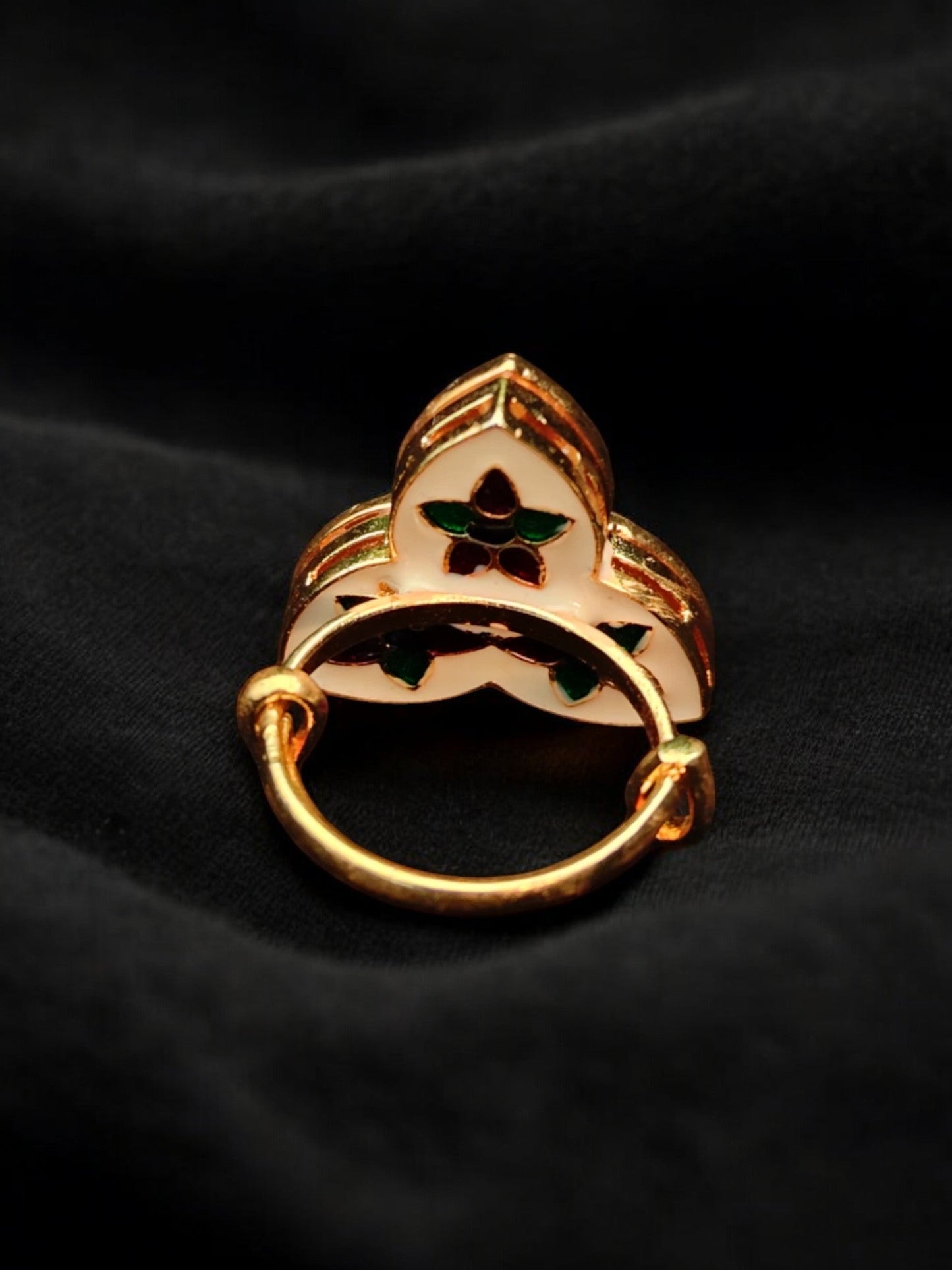 Rajvi Kundan Cocktail Ring