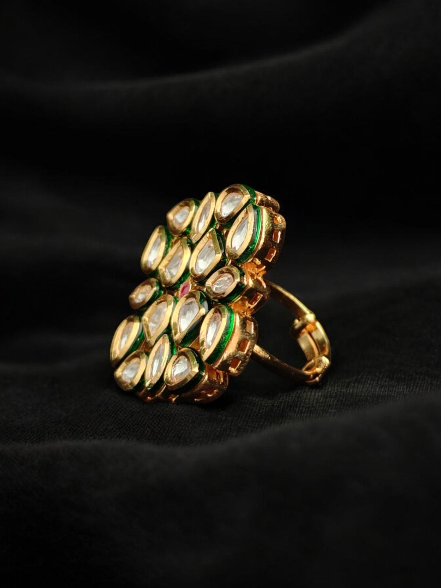 Roshni Kundan Cocktail Ring