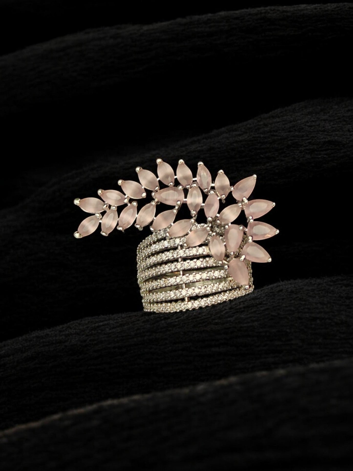 Shanaya Zircon Cocktail Ring