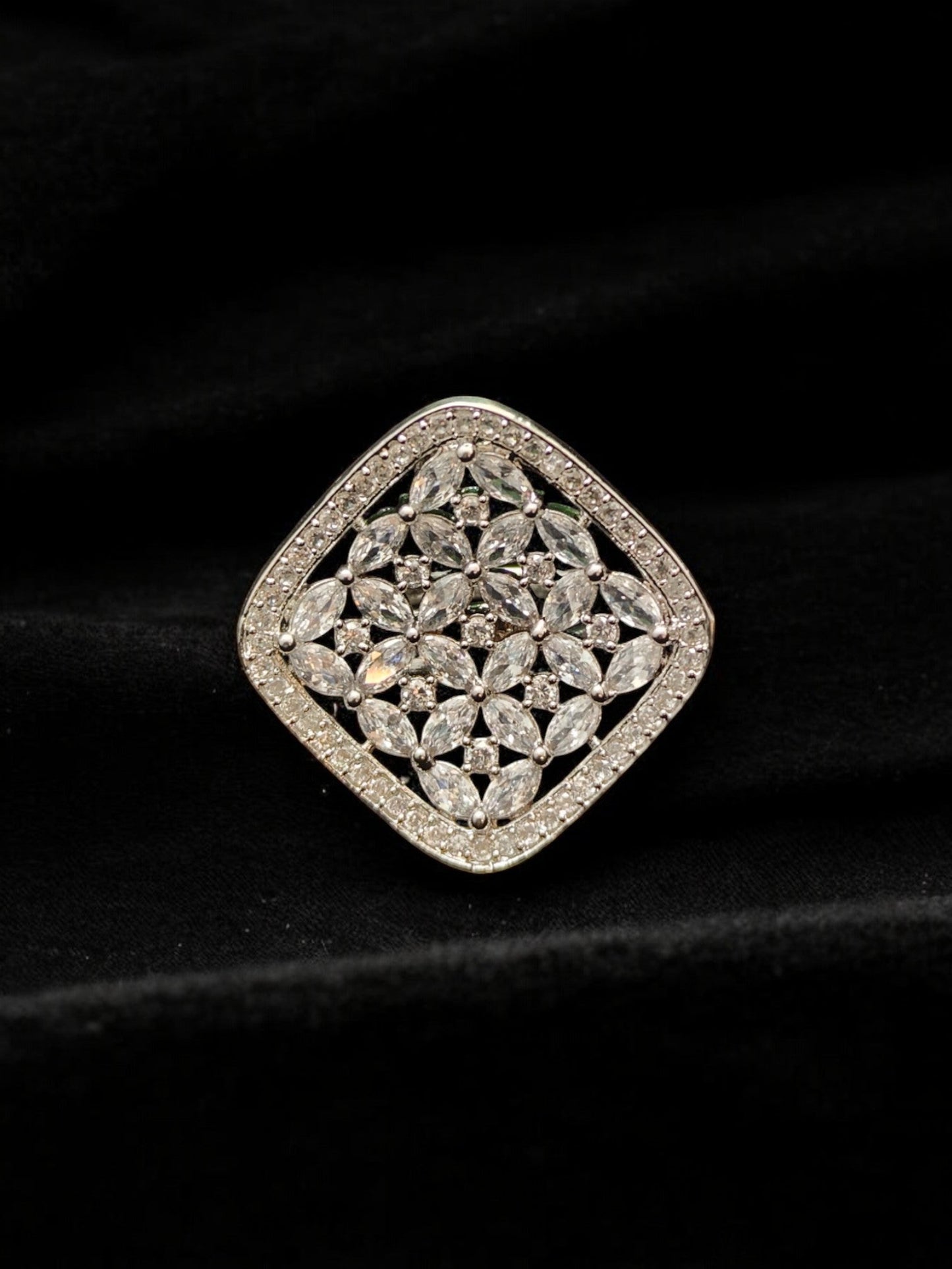 Tanvi Zircon Cocktail Ring