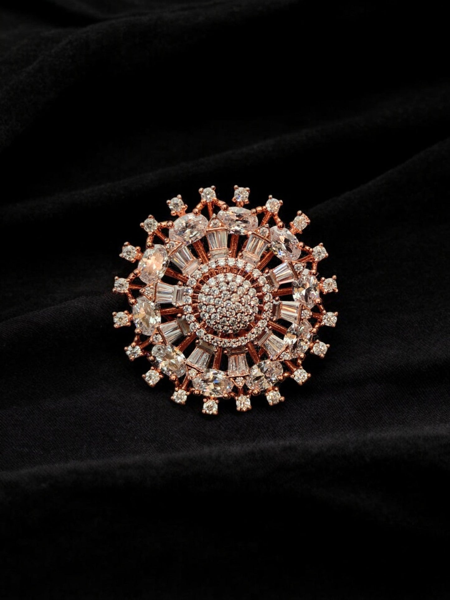 Trisha Zircon Cocktail Ring