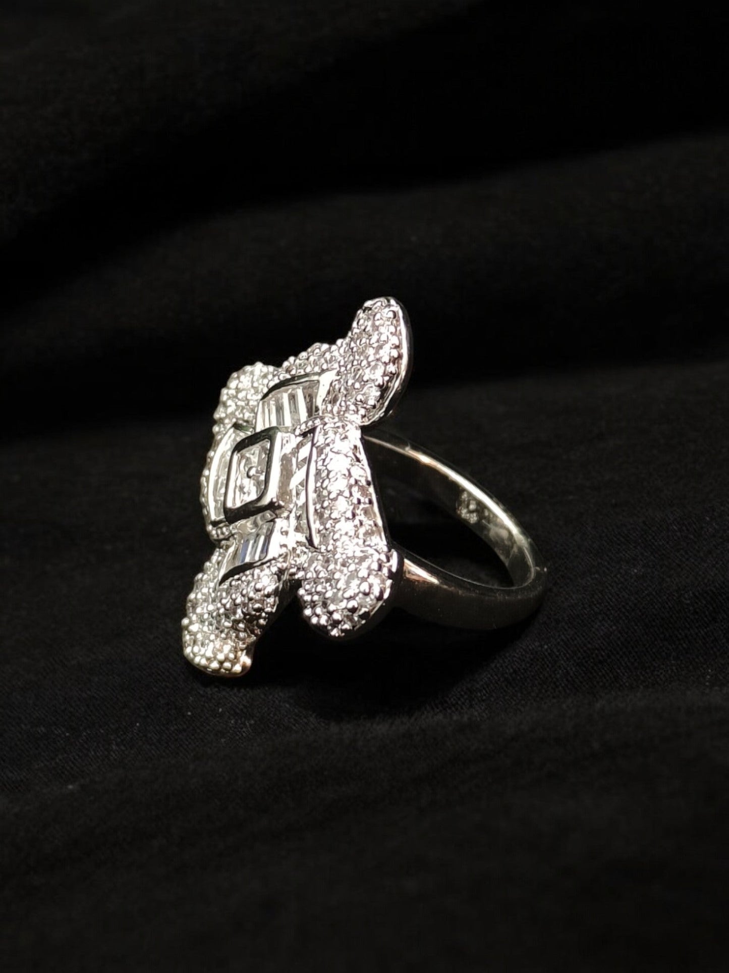 Vaidehi Zircon Cocktail Ring