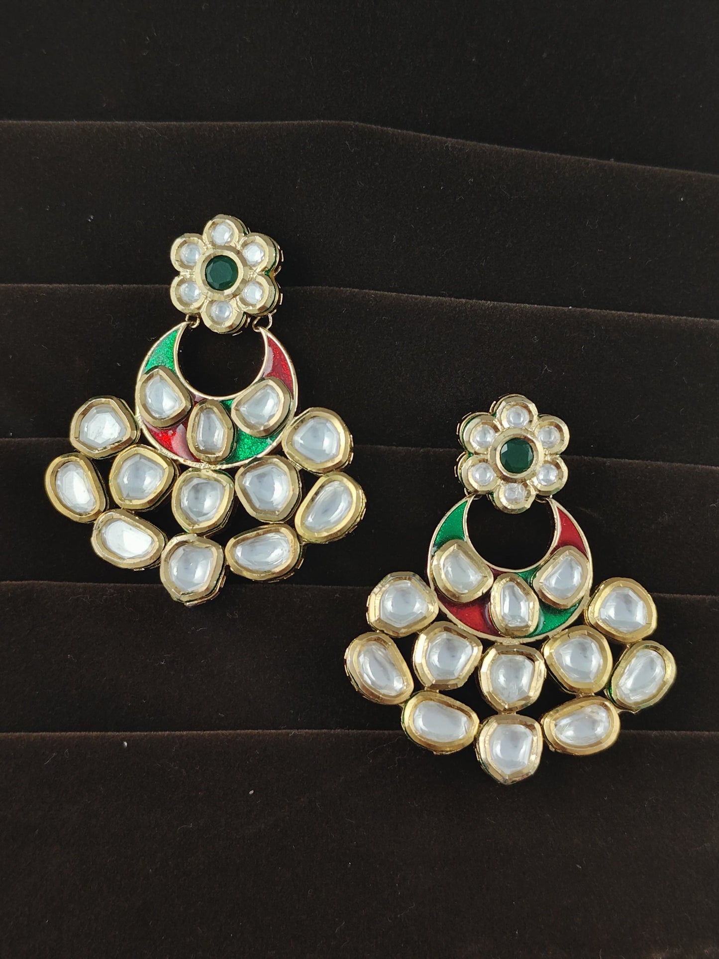 Prisha Kundan Earrings