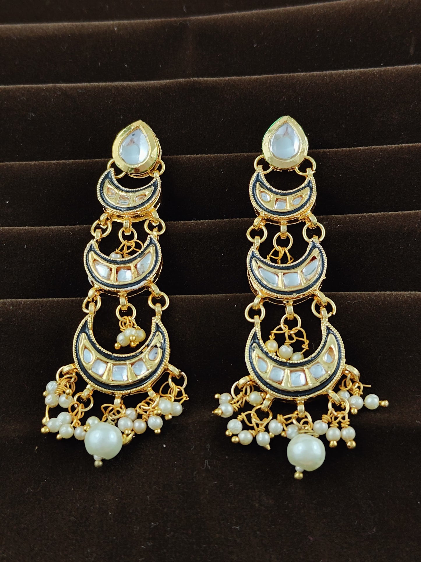 Ritika Kundan Earrings