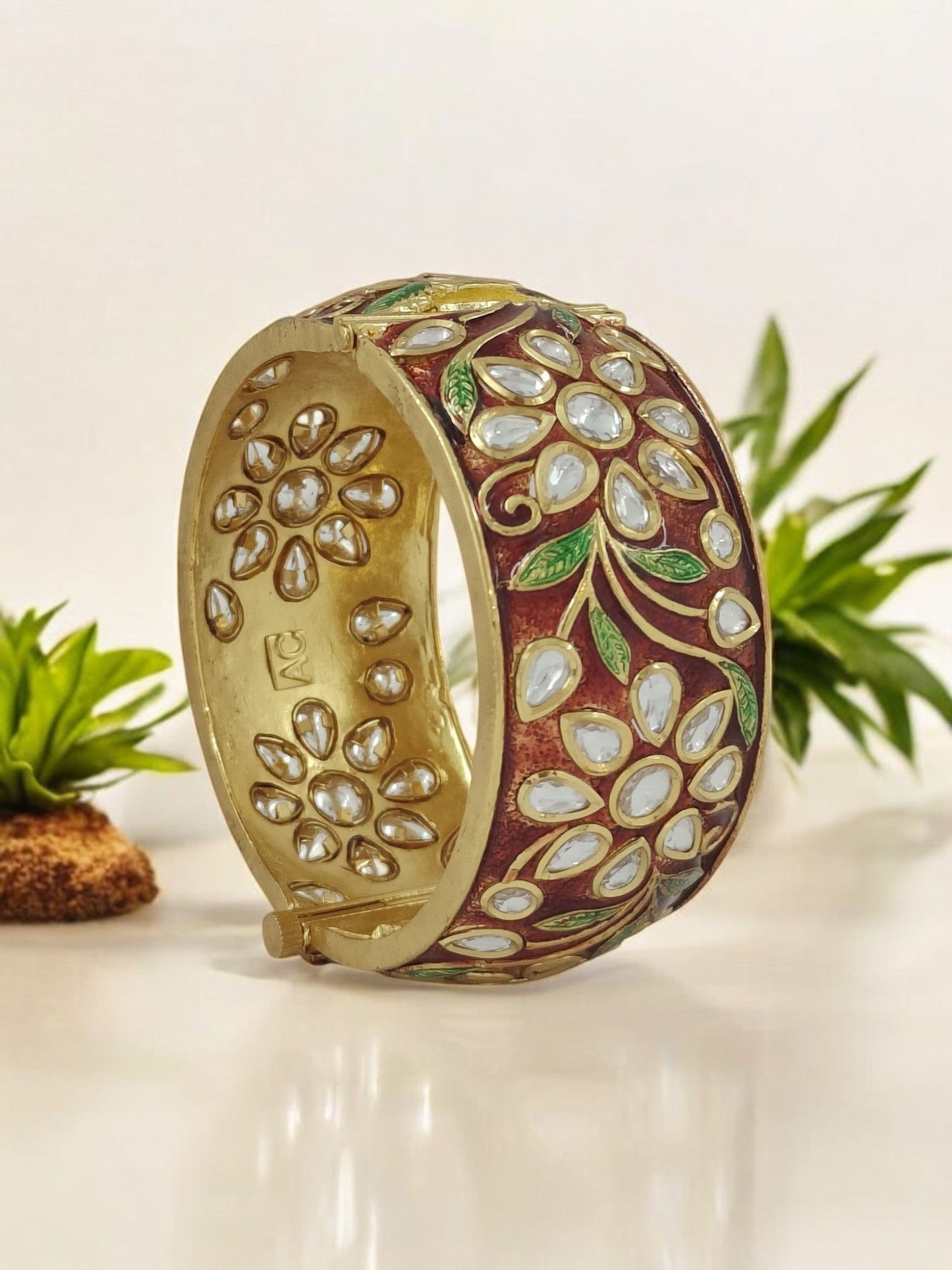 Madhavi Kundan Bangles