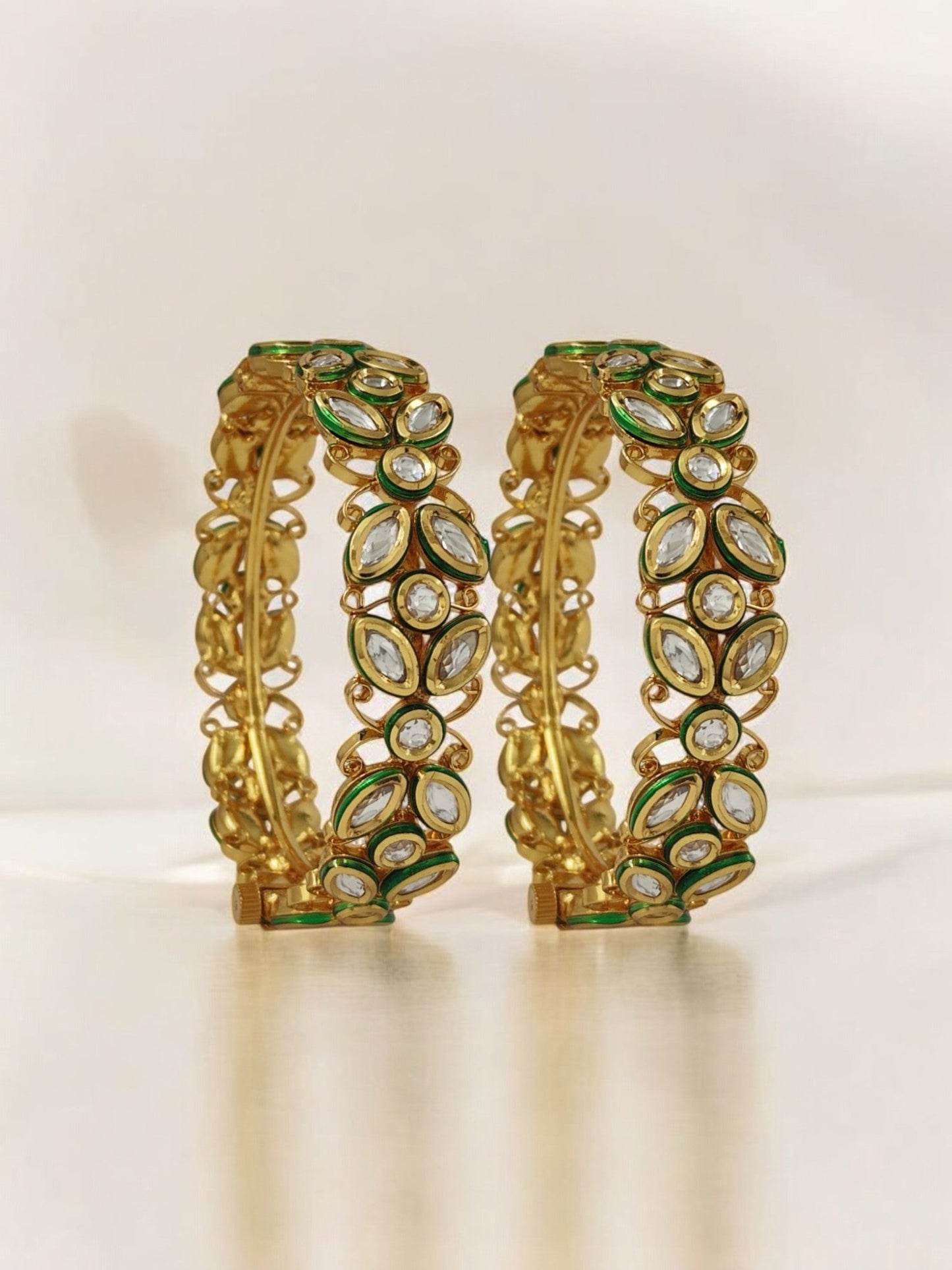 Prisha Kundan Bangles