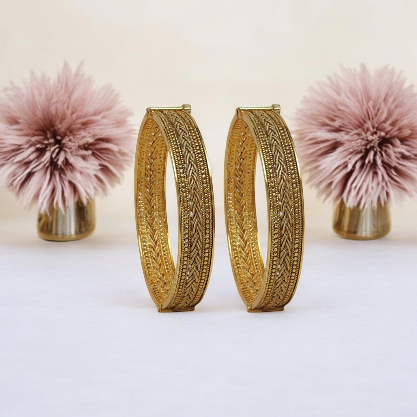 Jasleen Golden Bangle