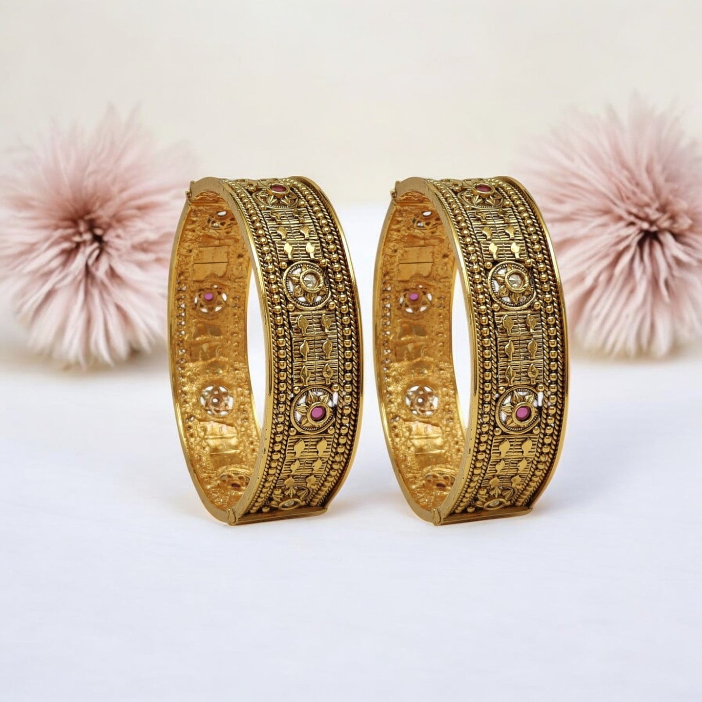 Isha Golden Bangle