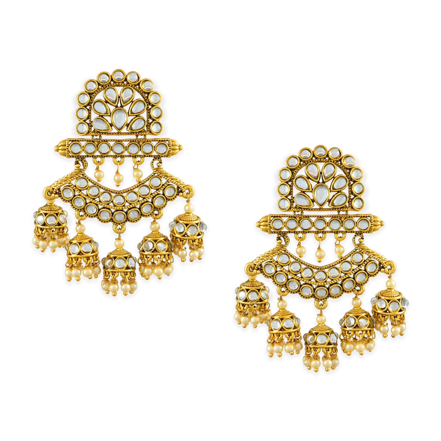 Diya Polki Earrings