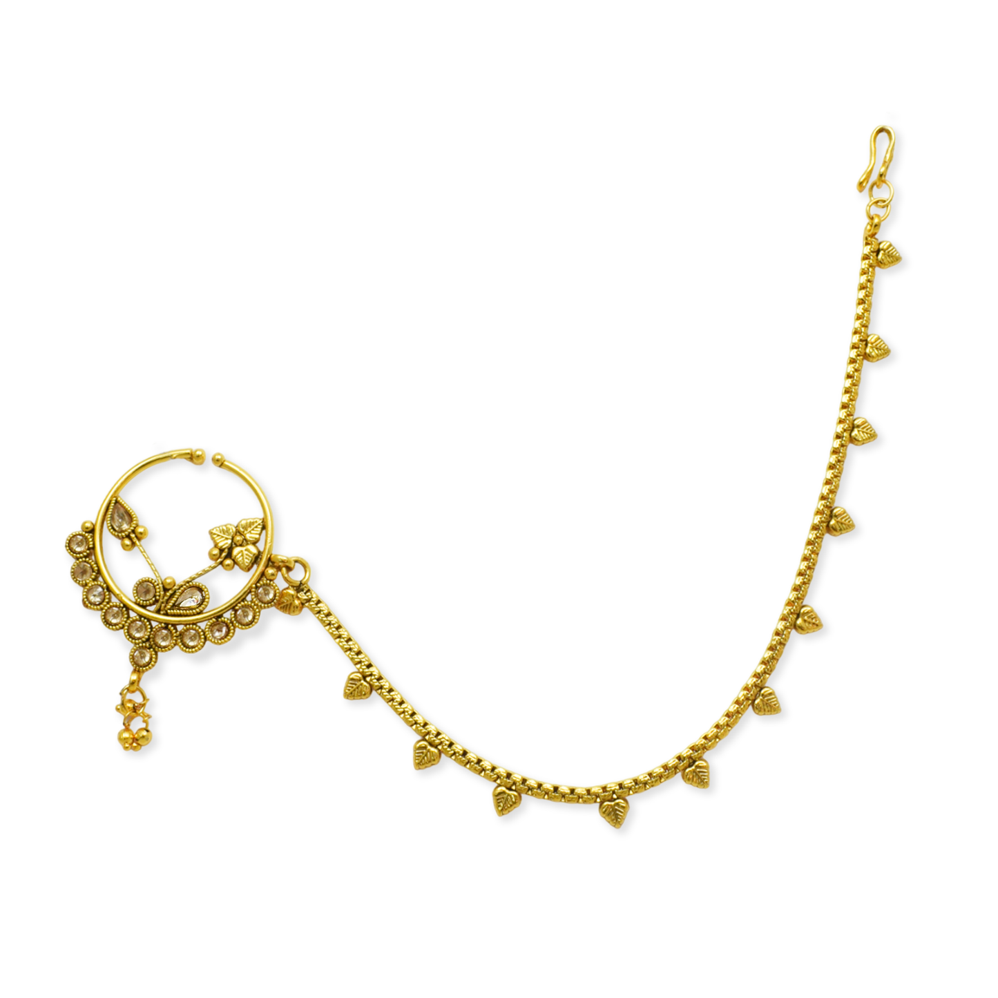 Kanika Gold Plated Nath