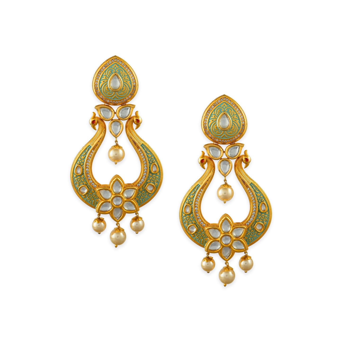 Nandini Kundan Earrings