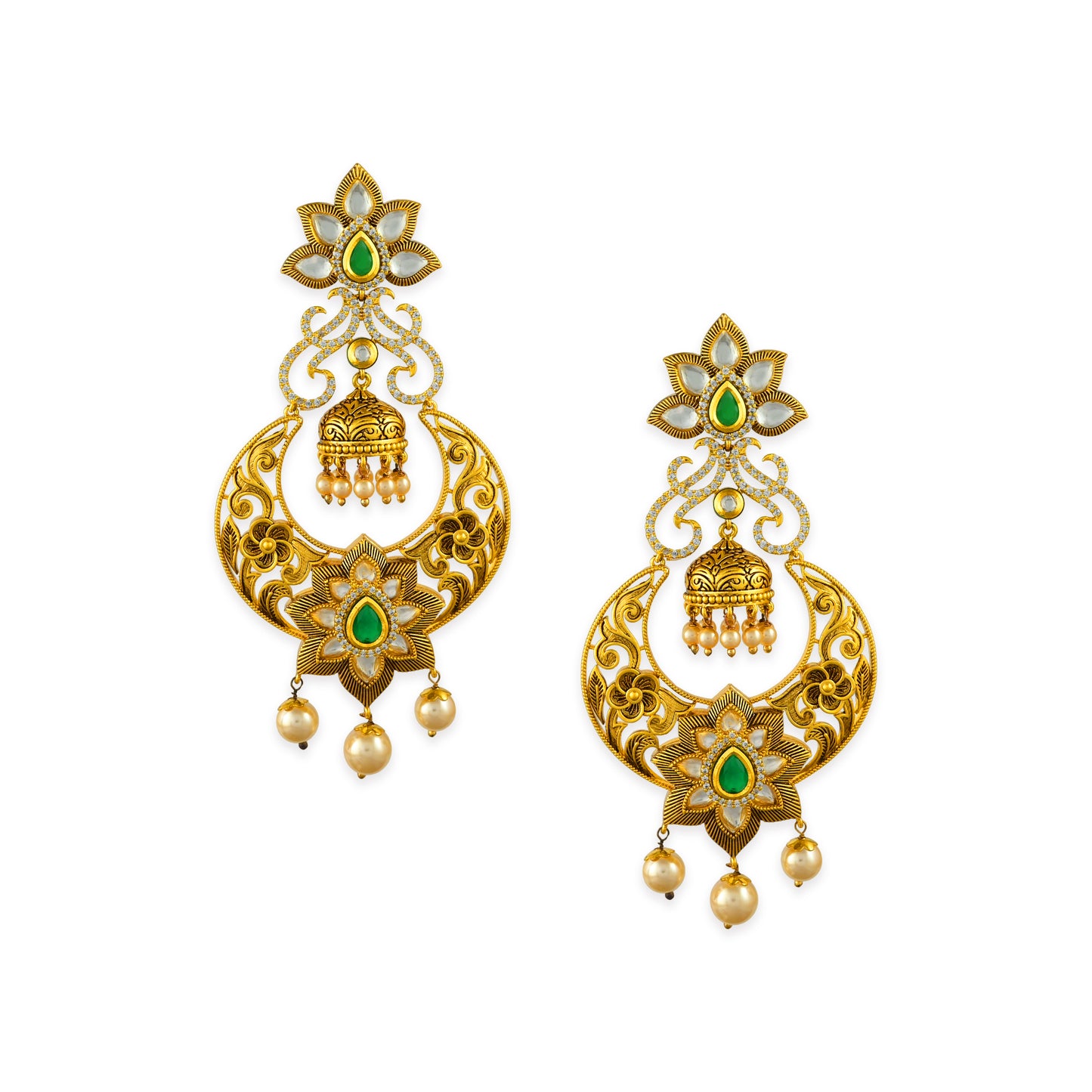 Chandni Kundan Earrings