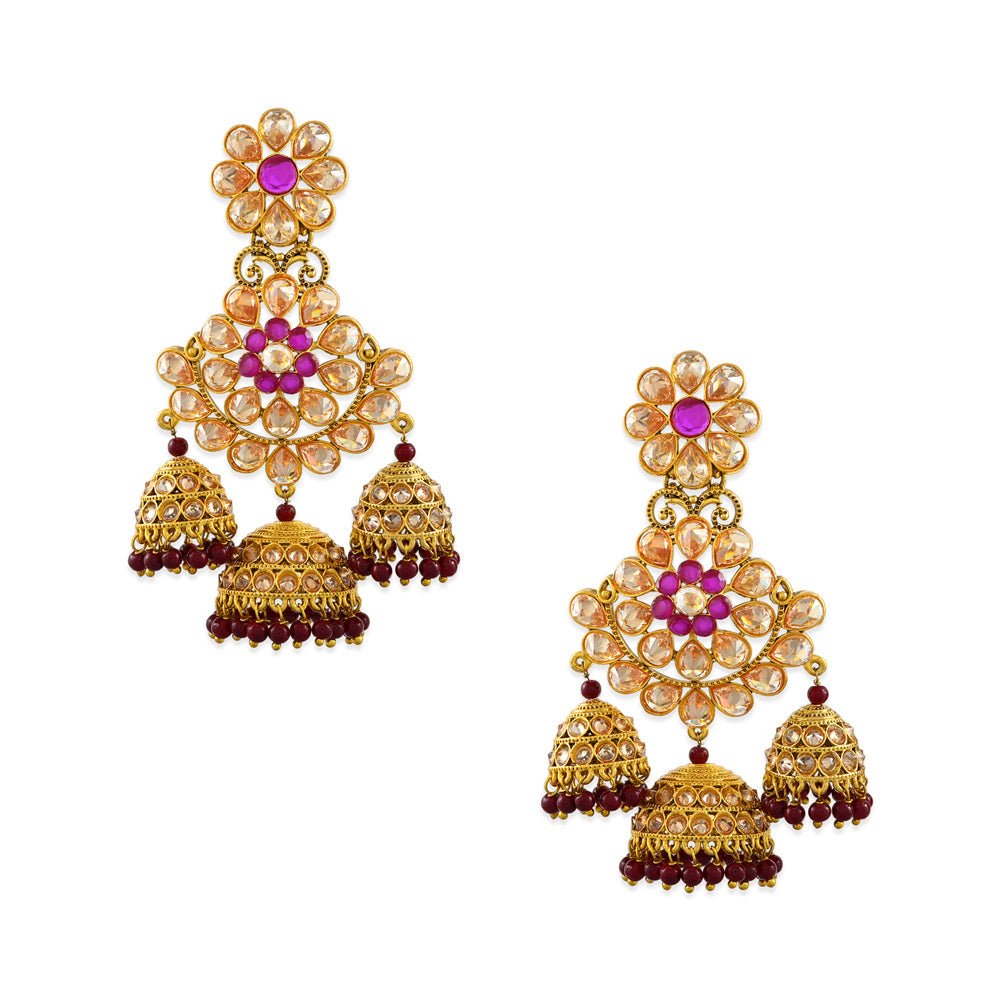 Indrani Polki Earrings