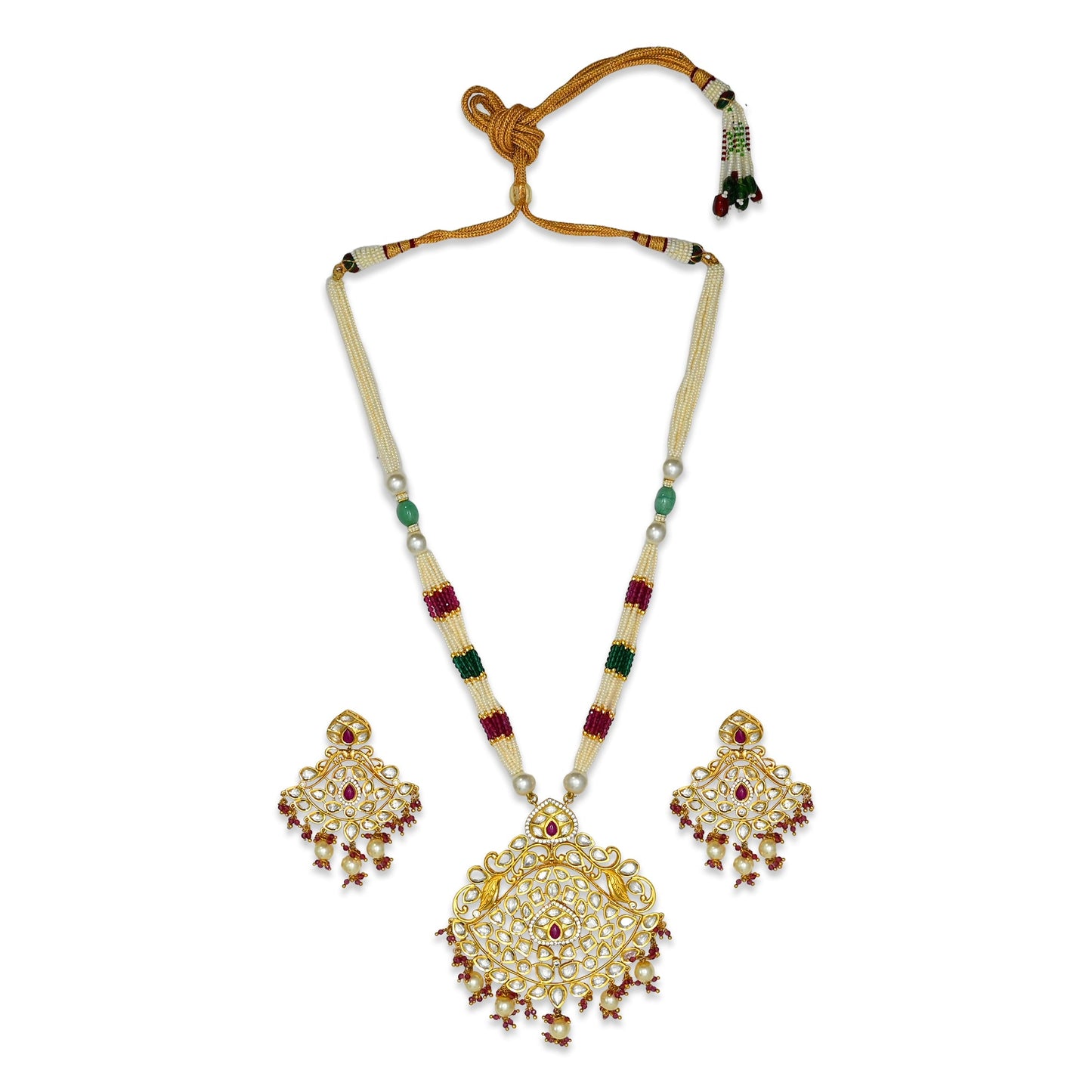 Anika Kundan Pendant Set